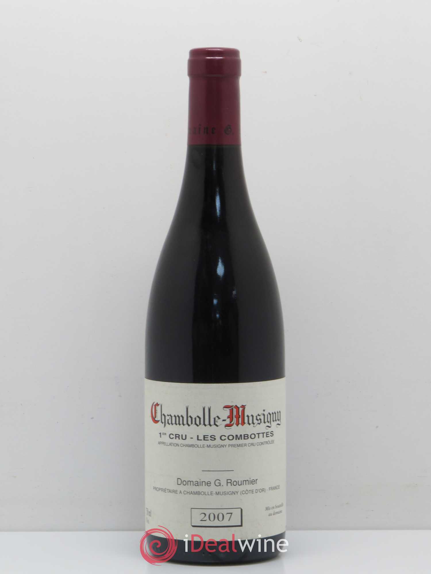 Chambolle-Musigny 1er Cru Les Combottes Georges Roumier (Domaine) 2007 - Lot de 1 bouteille - 0