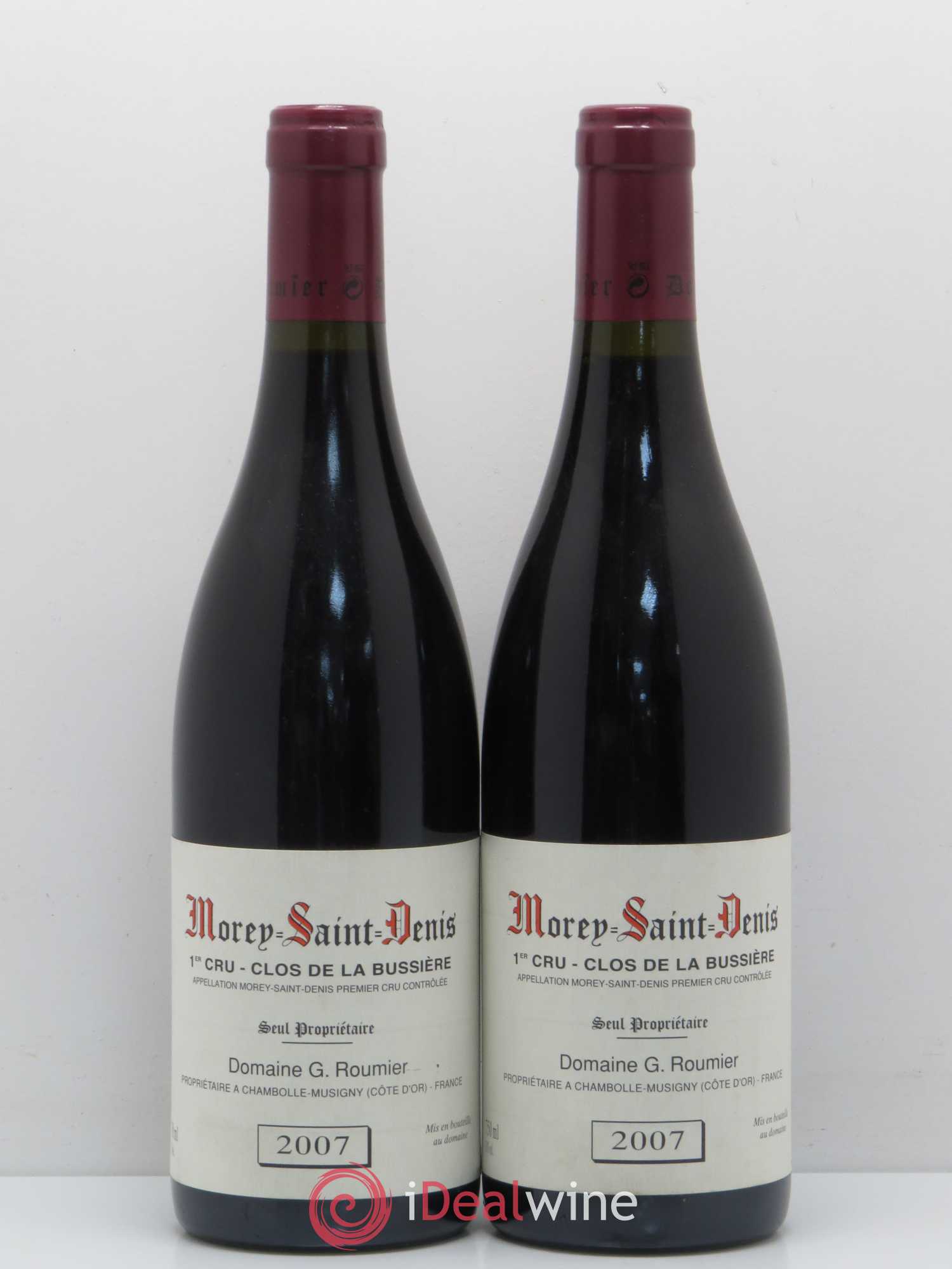 Morey-Saint-Denis 1er Cru Clos de la Bussière Georges Roumier (Domaine) 2007 - Lot de 2 bouteilles - 0