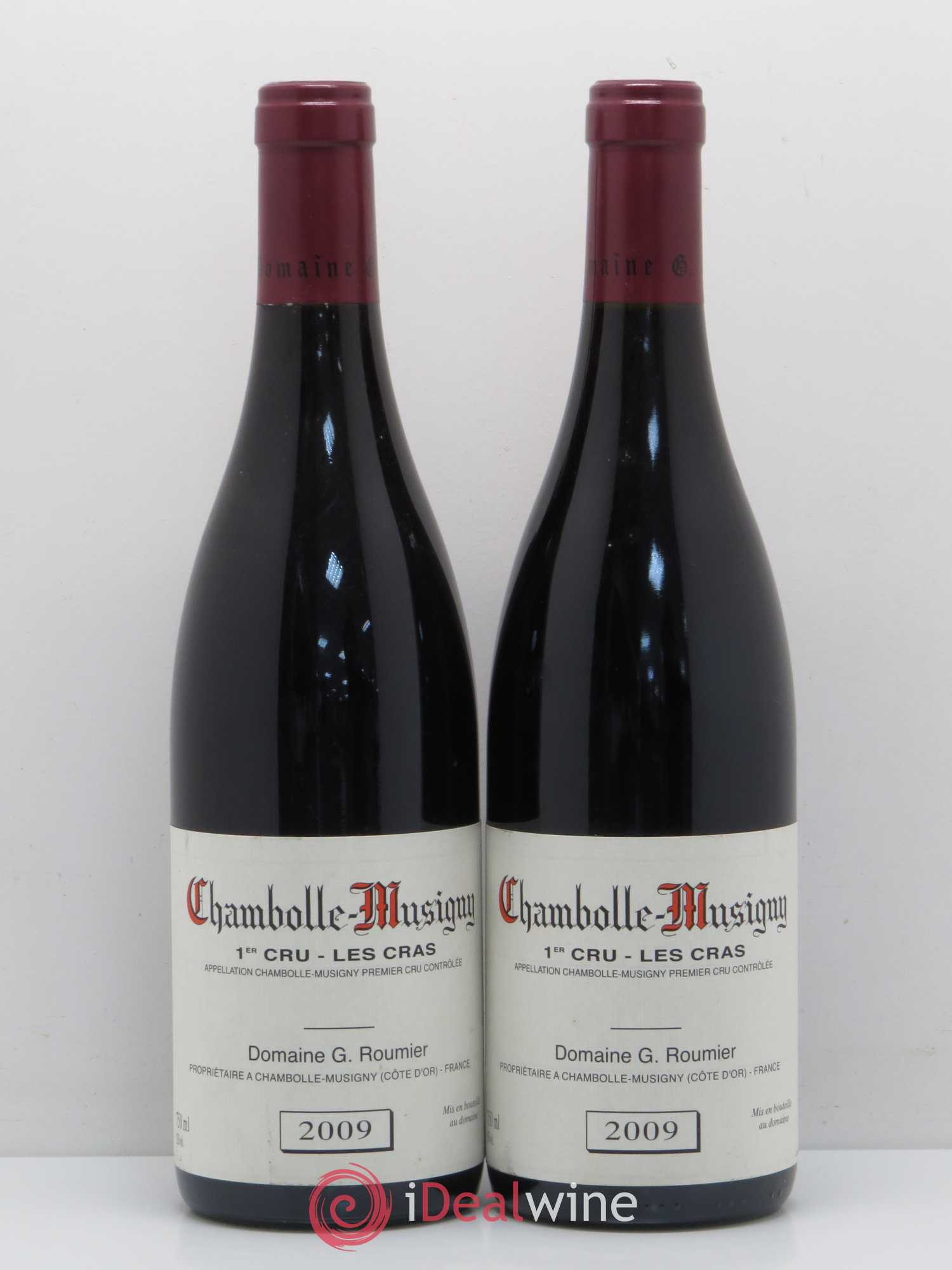 Chambolle-Musigny 1er Cru Les Cras Georges Roumier (Domaine) 2009 - Lot de 2 bouteilles - 0