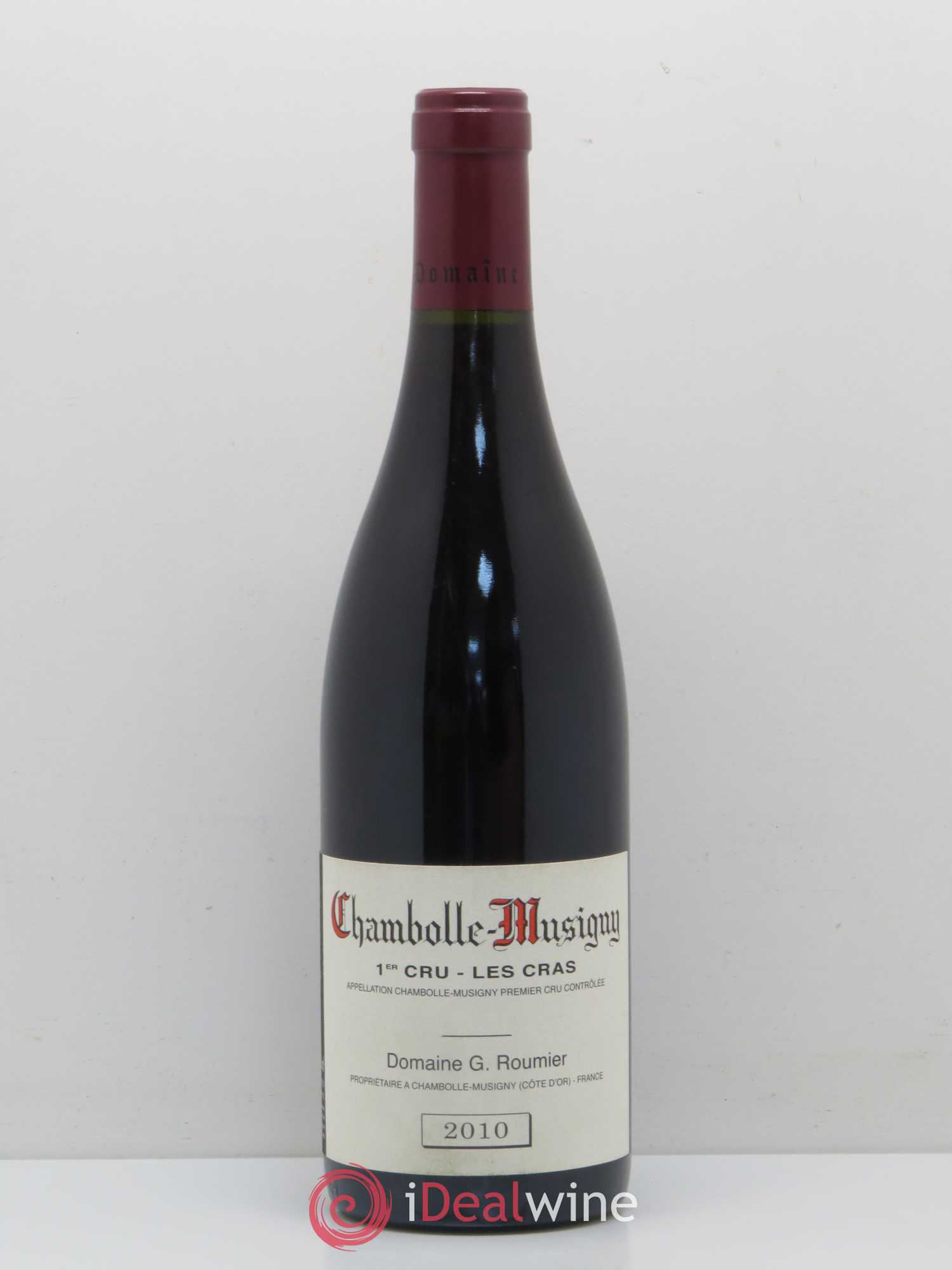 Chambolle-Musigny 1er Cru Les Cras Georges Roumier (Domaine) 2010 - Lot de 1 bouteille - 0