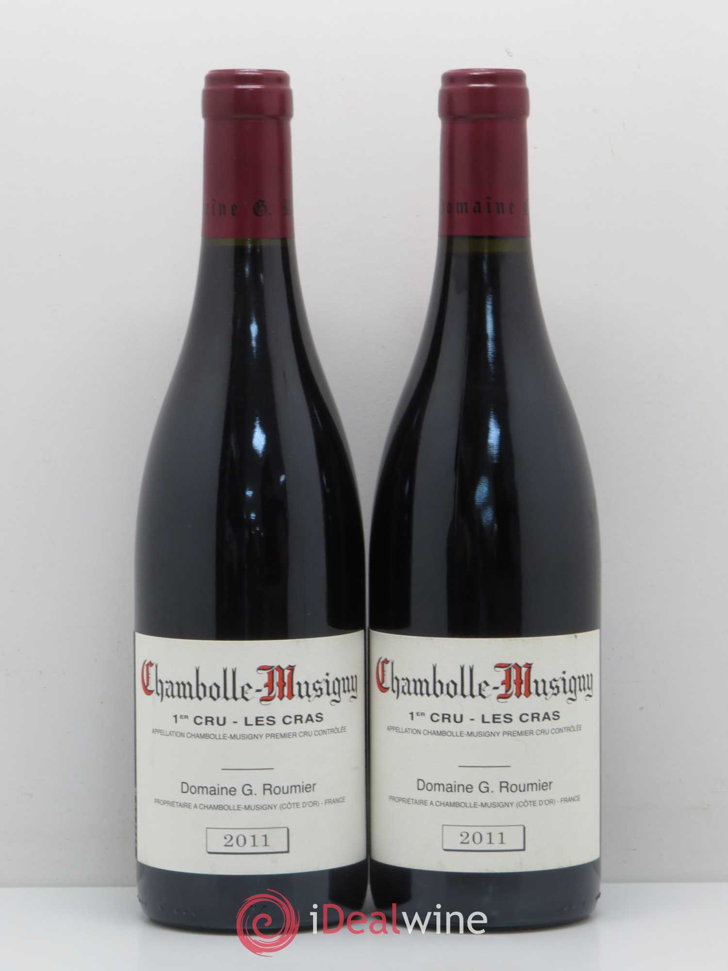 Chambolle-Musigny 1er Cru Les Cras Georges Roumier (Domaine) 2011 - Lot de 2 bouteilles - 0