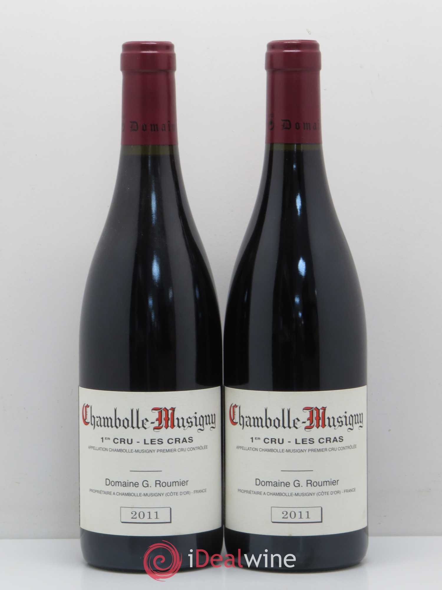 Chambolle-Musigny 1er Cru Les Cras Georges Roumier (Domaine) 2011 - Lot de 2 bouteilles - 0