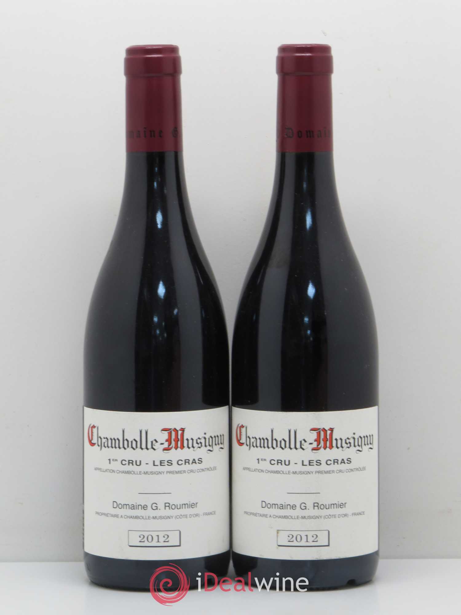 Chambolle-Musigny 1er Cru Les Cras Georges Roumier (Domaine) 2012 - Lot de 2 bouteilles - 0