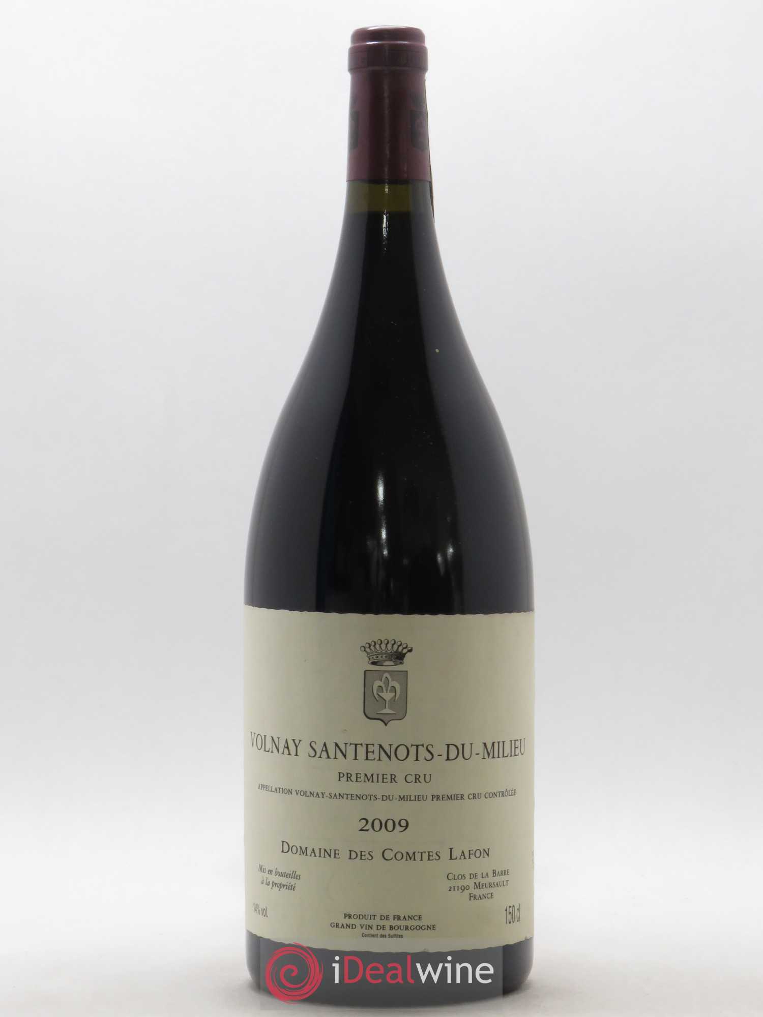 Volnay 1er Cru Santenots du Milieu Comtes Lafon (Domaine des) 2009 - Lot de 1 magnum - 0