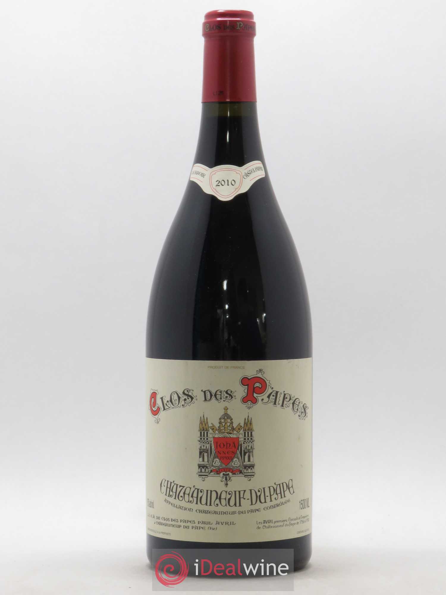Châteauneuf-du-Pape Clos des Papes - Paul Avril 2010 - Lot de 1 magnum - 0