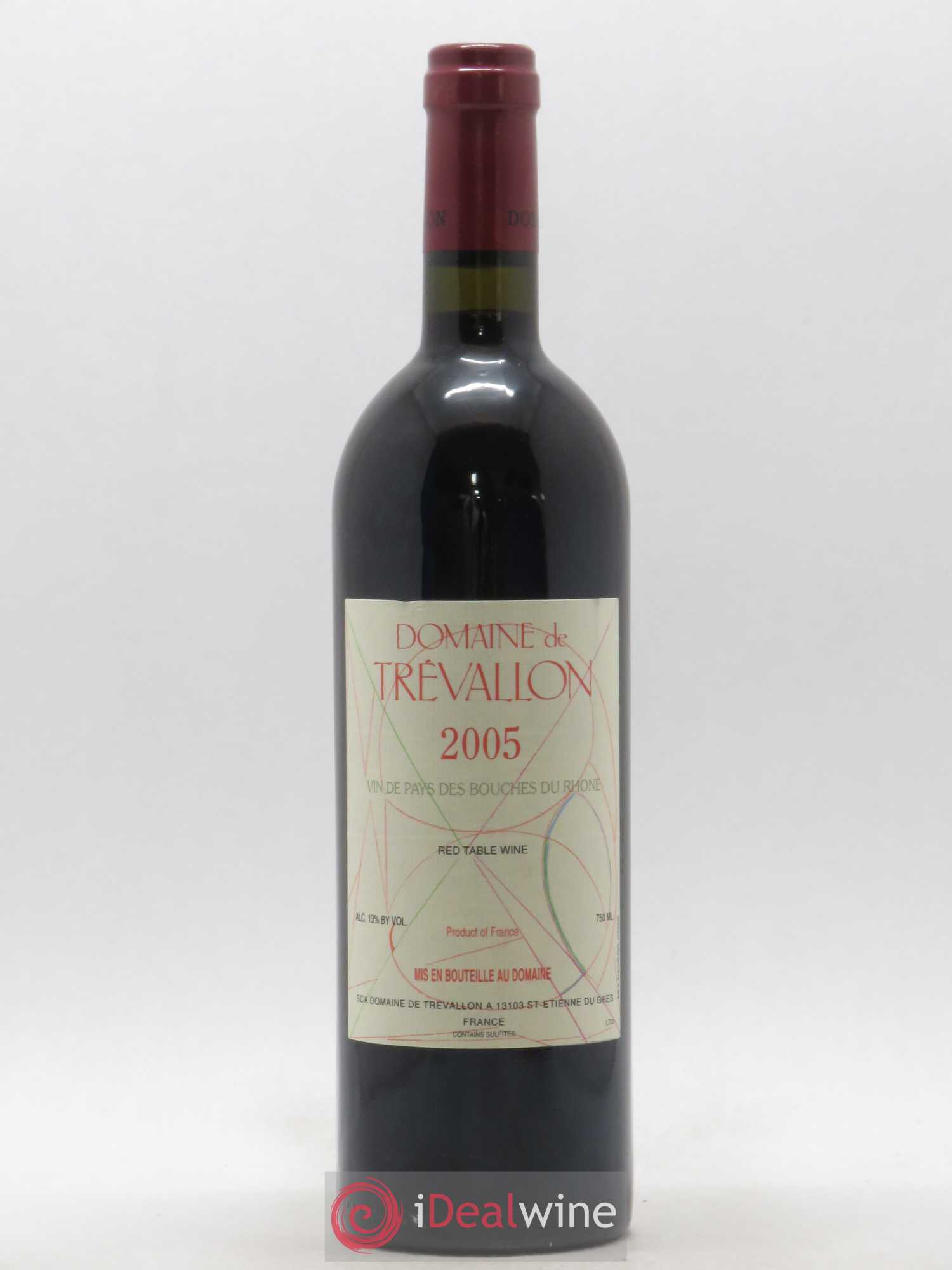 VDP Bouches du Rhône Trévallon (Domaine de) Eloi Dürrbach 2005 - Lot de 1 bouteille - 0