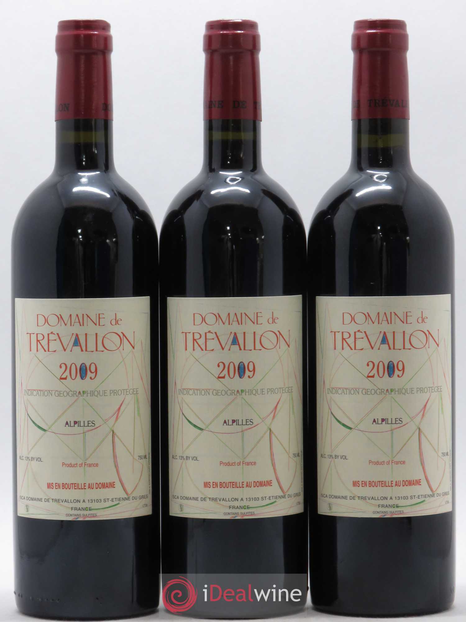 Alpilles Trévallon (Domaine de) Eloi Dürrbach 2009 - Lot de 3 bouteilles - 0