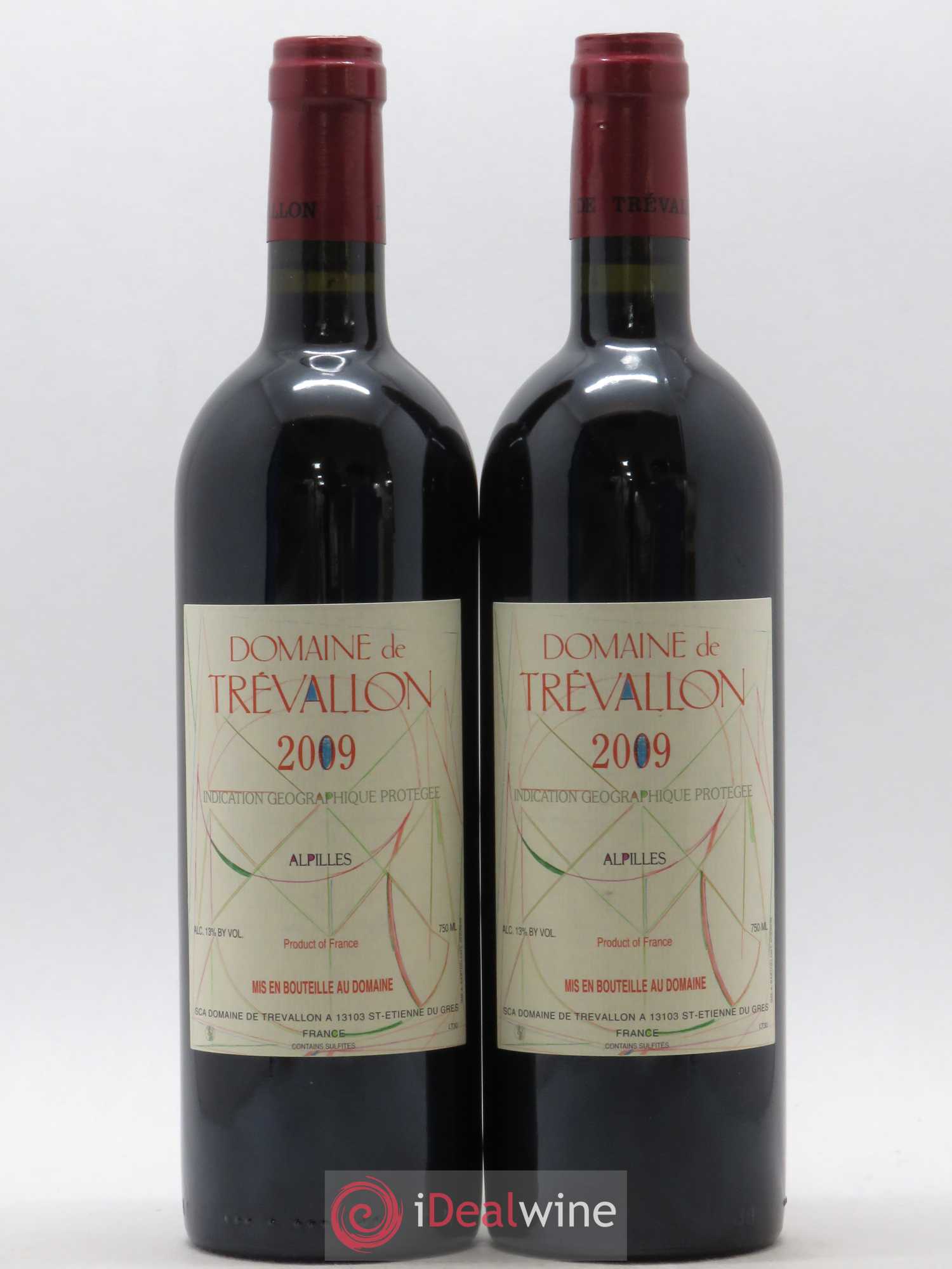 Alpilles Trévallon (Domaine de) Eloi Dürrbach 2009 - Lot de 2 bouteilles - 0