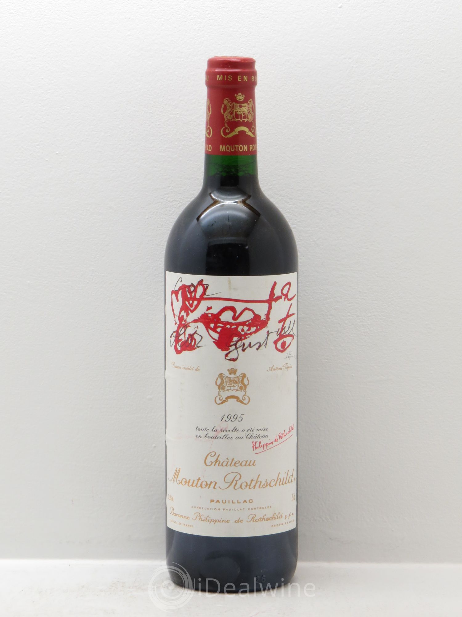 Château Mouton Rothschild 1er Grand Cru Classé 1995 - Lot de 1 bouteille - 0