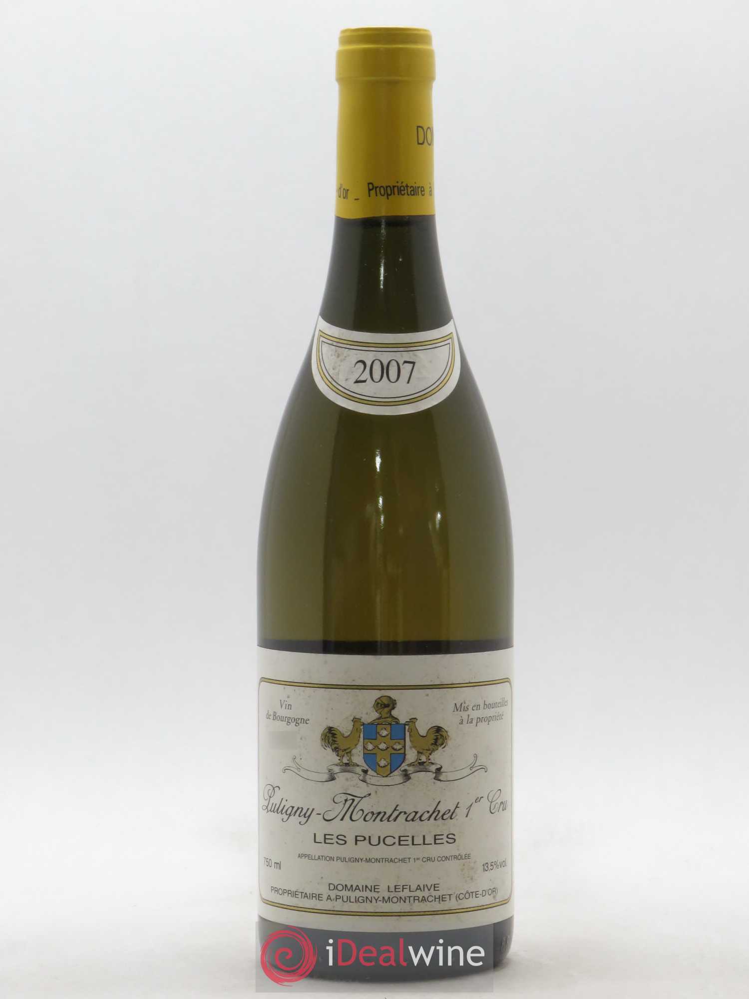 Puligny-Montrachet 1er Cru Les Pucelles Leflaive (Domaine) 2007 - Lot de 1 bouteille - 0
