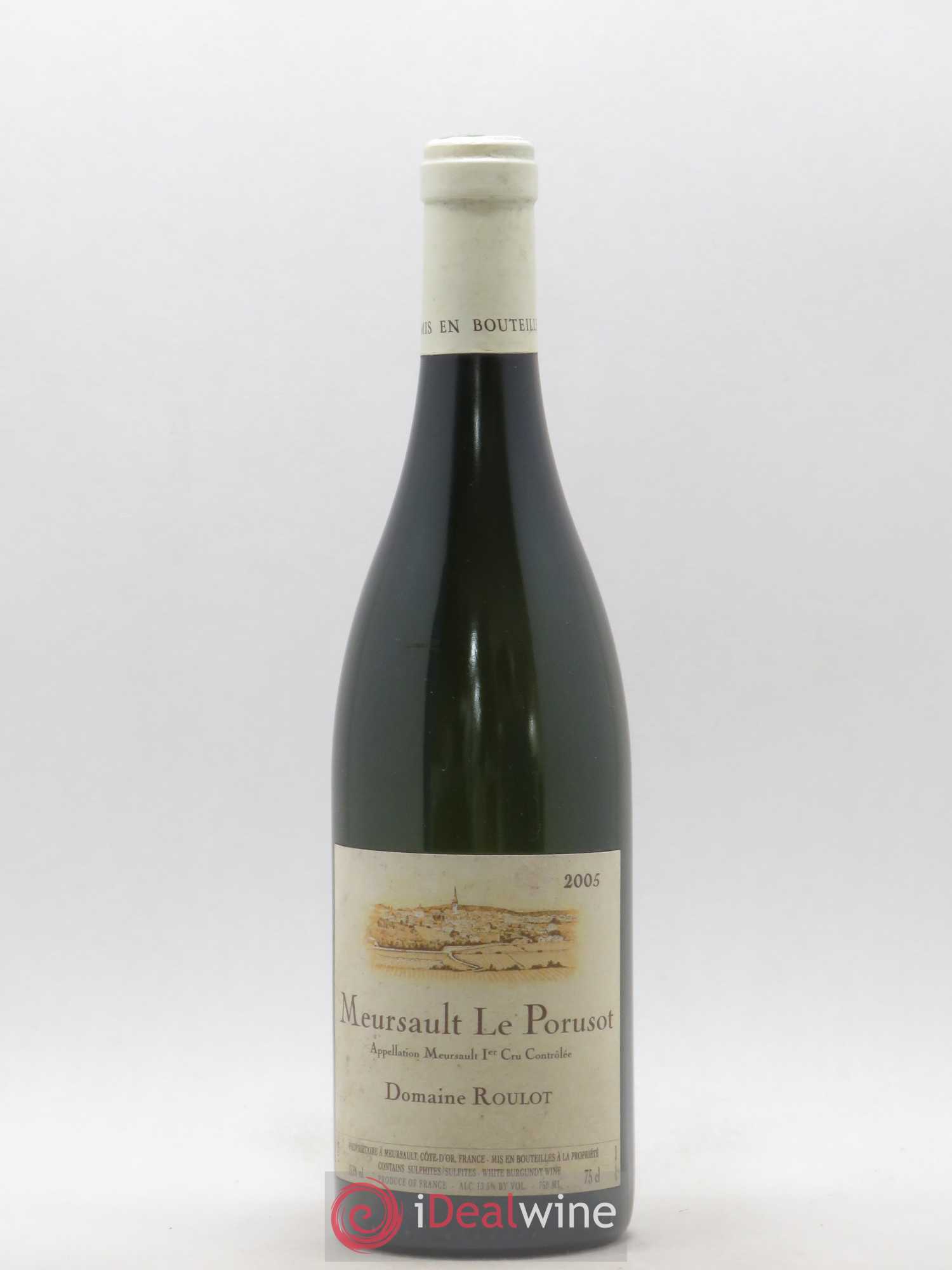 Meursault 1er Cru Le Porusot Roulot (Domaine) 2005 - Lot de 1 bouteille - 0