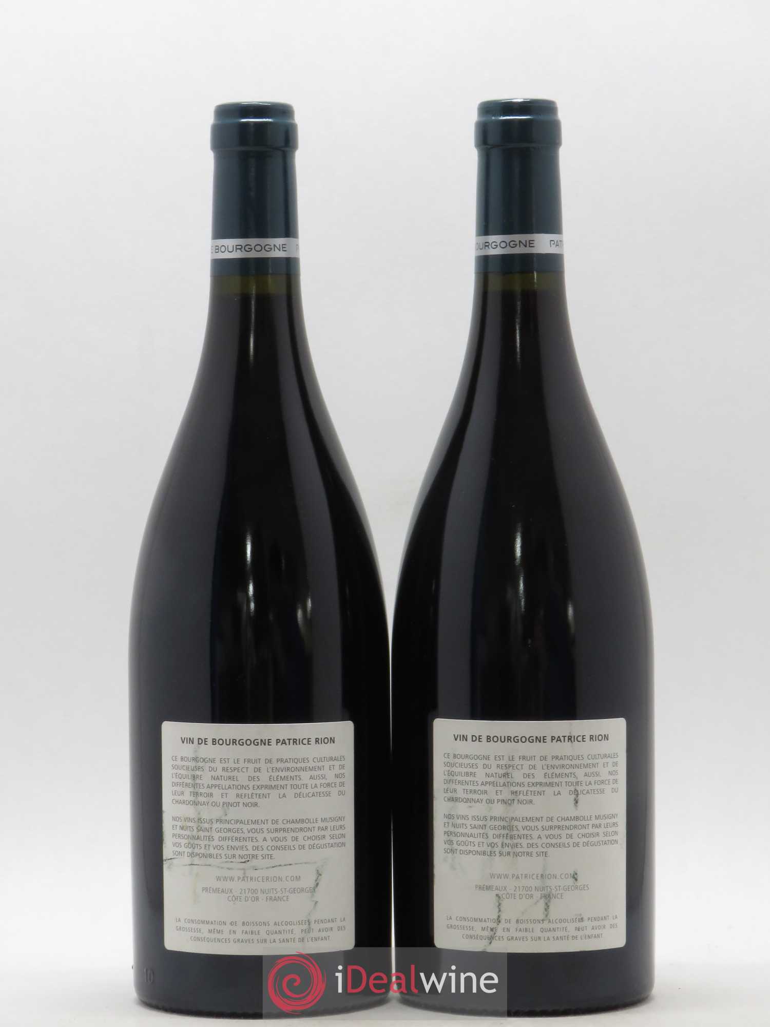 Chambolle-Musigny 1er Cru Les Amoureuses Patrice Rion (Domaine) 2012 - Lot de 2 bouteilles - 1