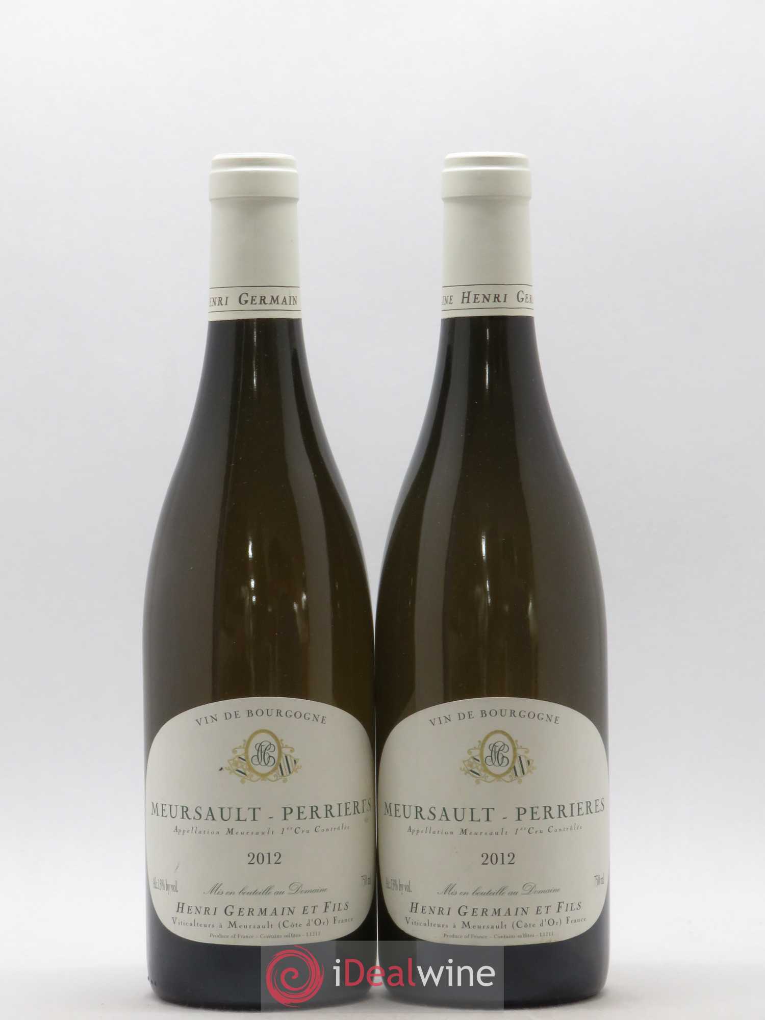 Meursault 1er Cru Perrières Henri Germain 2012 - Lot de 2 bouteilles - 0