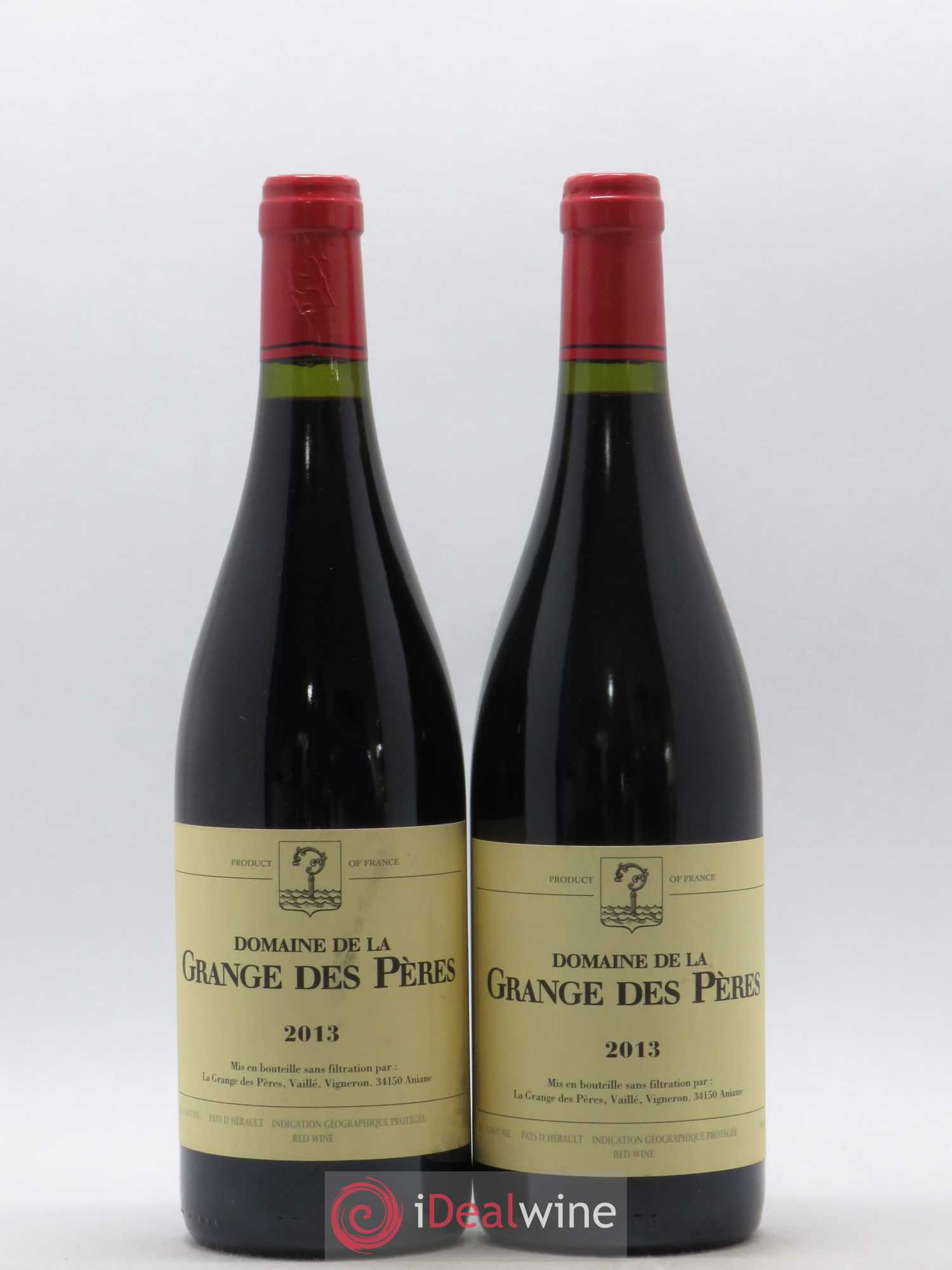 Pays d'Hérault Grange des Pères Laurent Vaillé 2013 - Lot de 2 bouteilles - 0