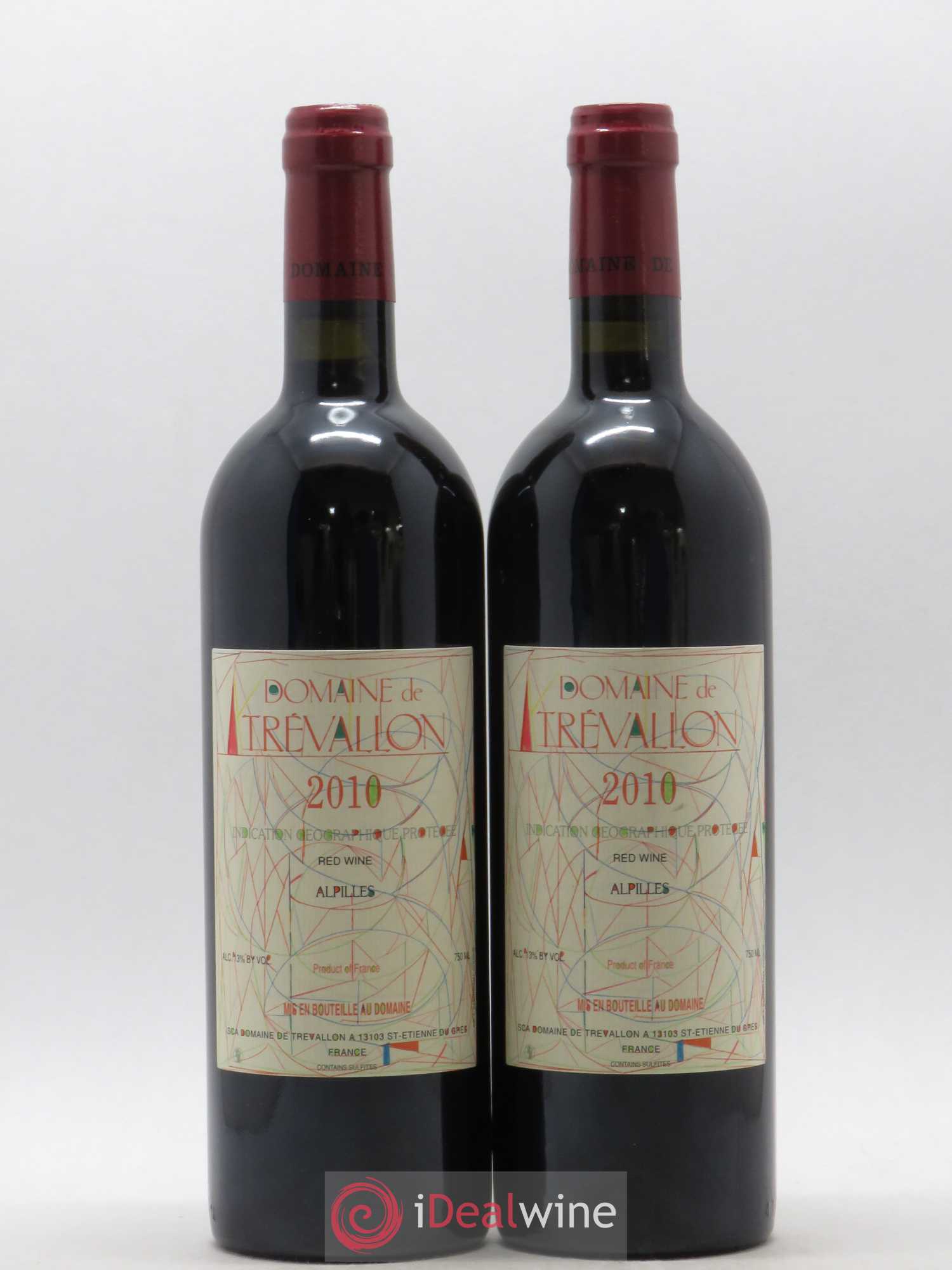 Alpilles Trévallon (Domaine de) Eloi Dürrbach 2010 - Lot de 2 bouteilles - 0