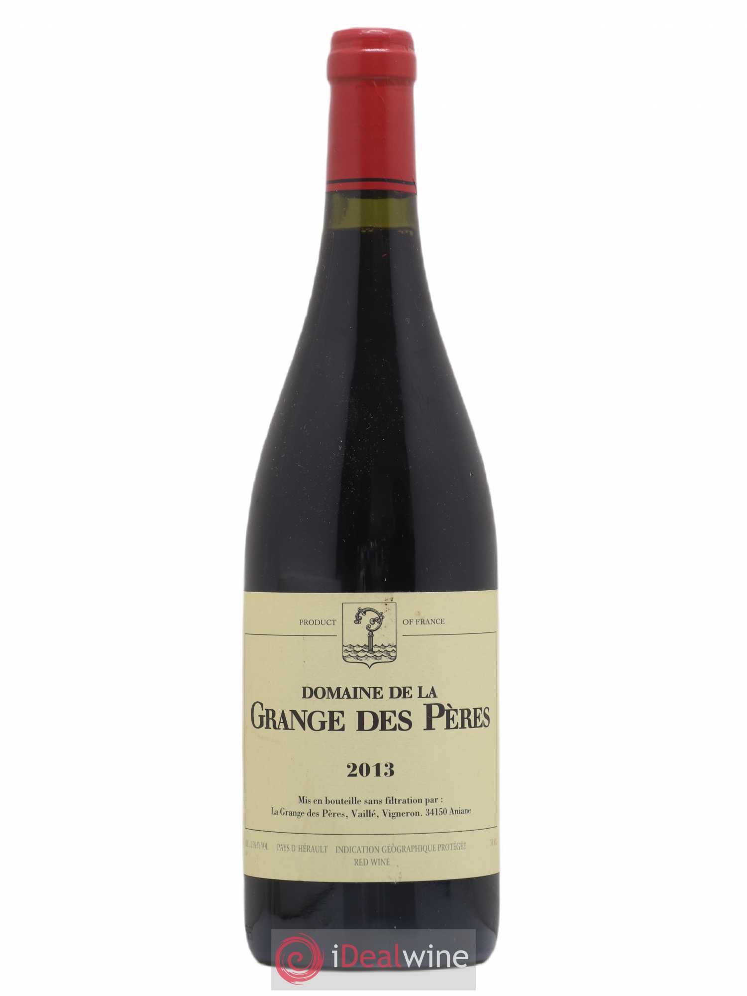 Pays d'Hérault Grange des Pères Laurent Vaillé 2013 - Lot de 1 bouteille - 0