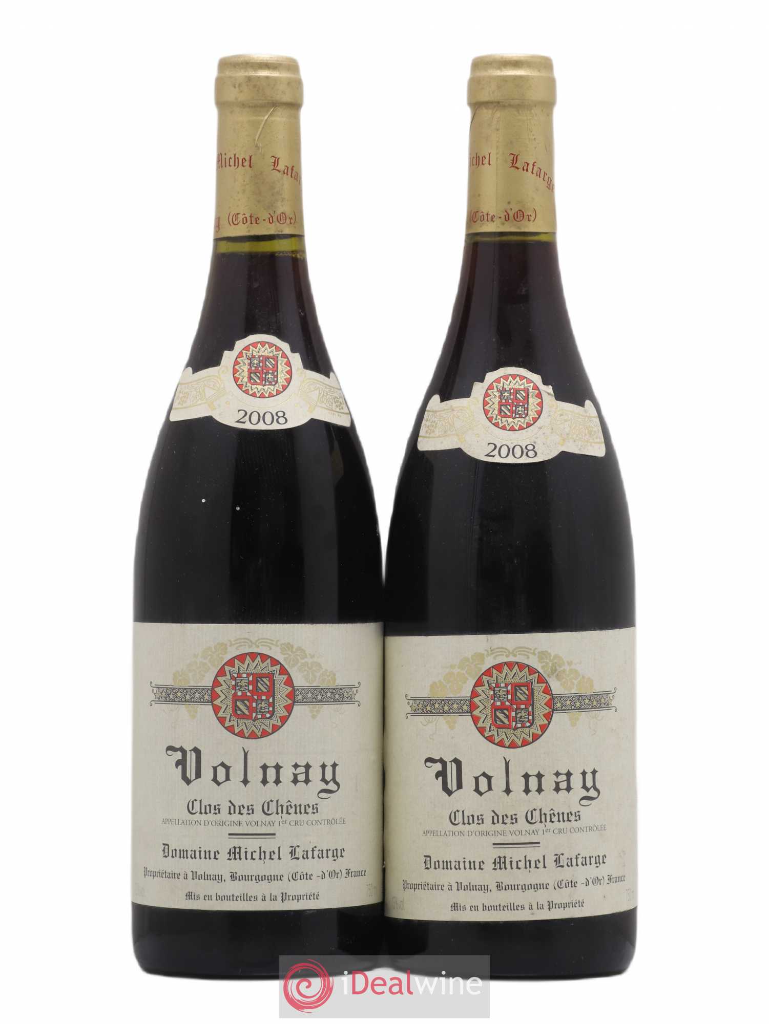 Volnay 1er Cru Clos des Chênes Lafarge (Domaine) 2008 - Lot de 2 bouteilles - 0