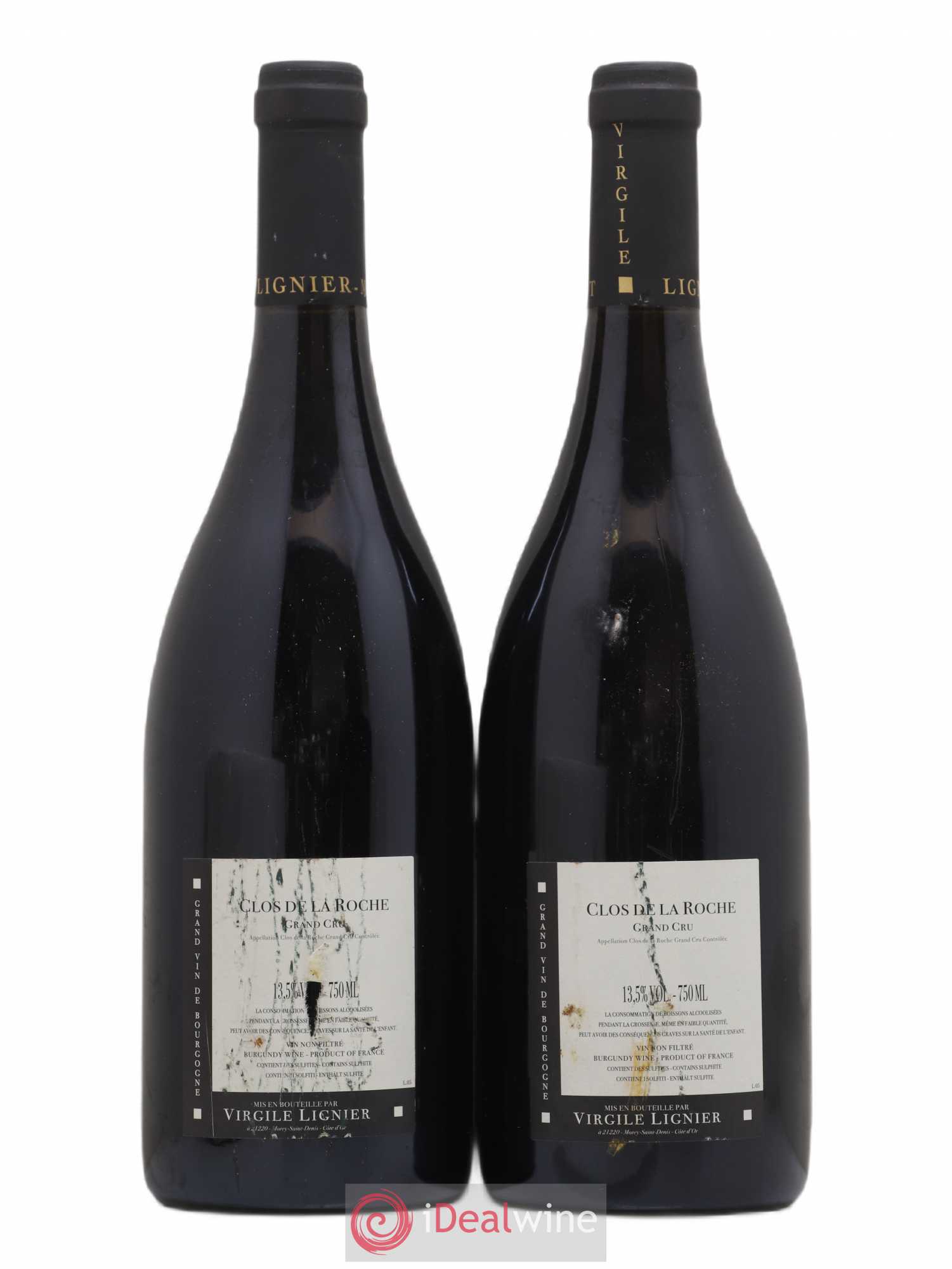 Clos de la Roche Grand Cru Lignier-Michelot (Domaine) 2009 - Lot de 2 bouteilles - 1