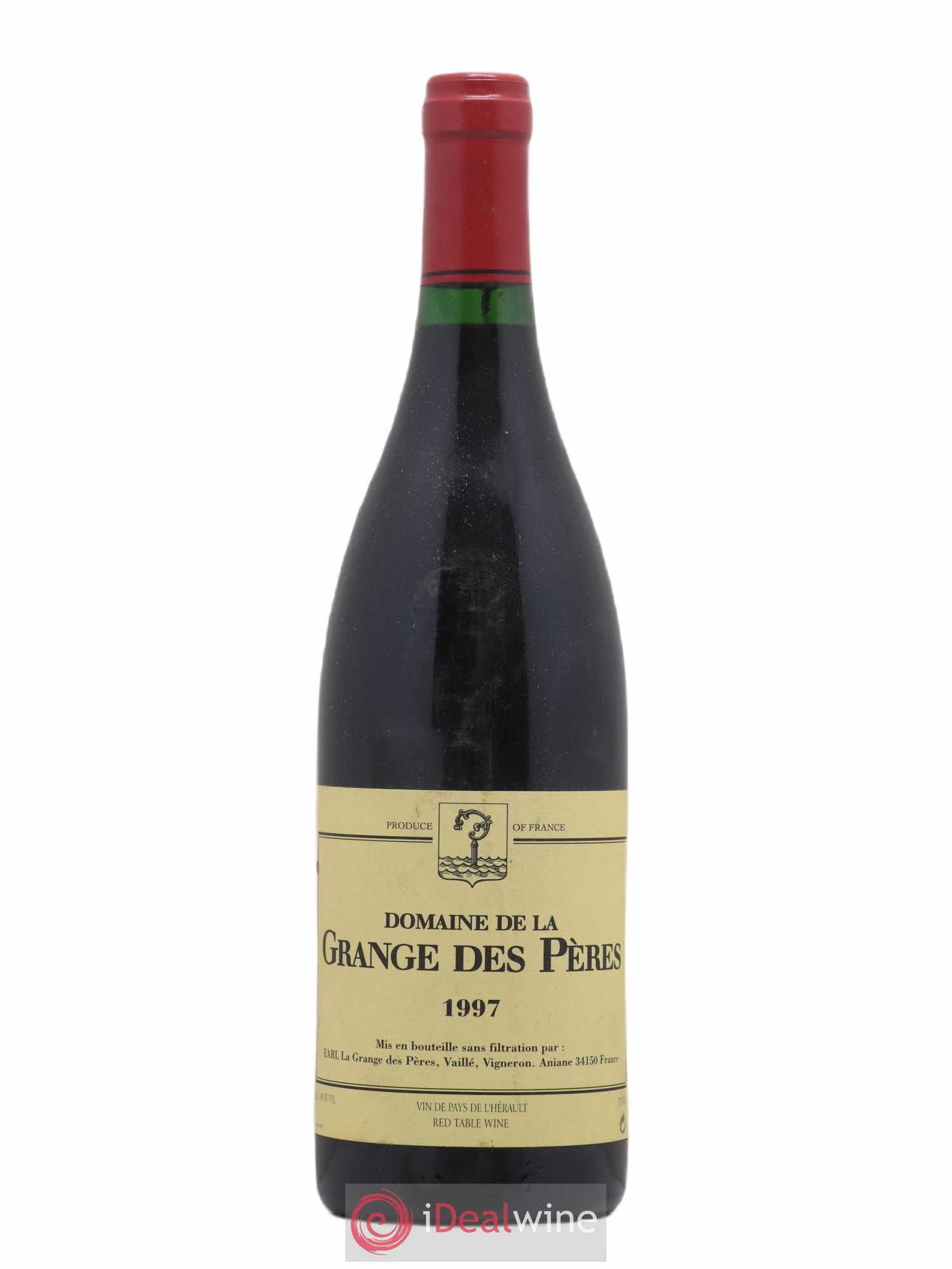 Pays d'Hérault Grange des Pères Laurent Vaillé 1997 - Lot de 1 bouteille - 0