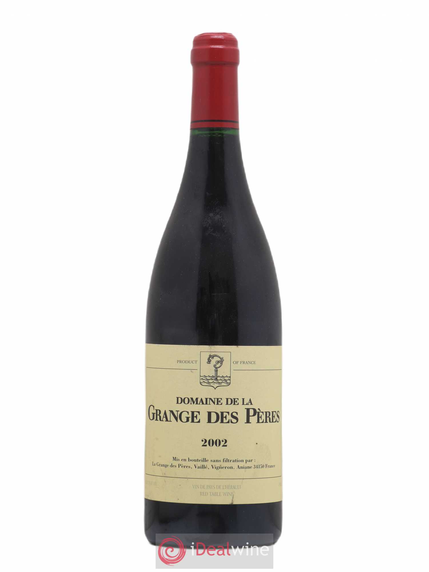 Pays d'Hérault Grange des Pères Laurent Vaillé 2002 - Lot de 1 bouteille - 0