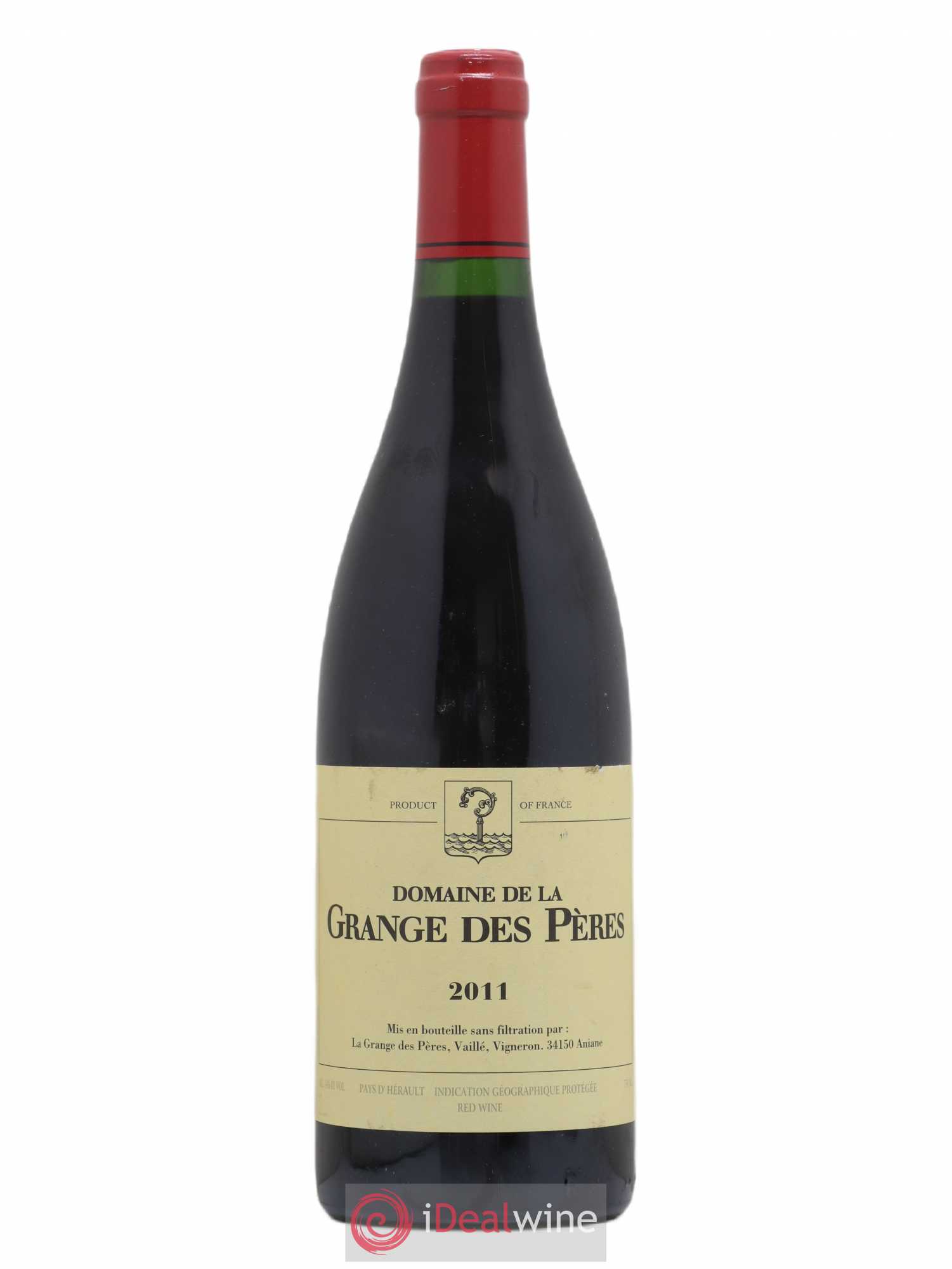Pays d'Hérault Grange des Pères Laurent Vaillé 2011 - Lot de 1 bouteille - 0