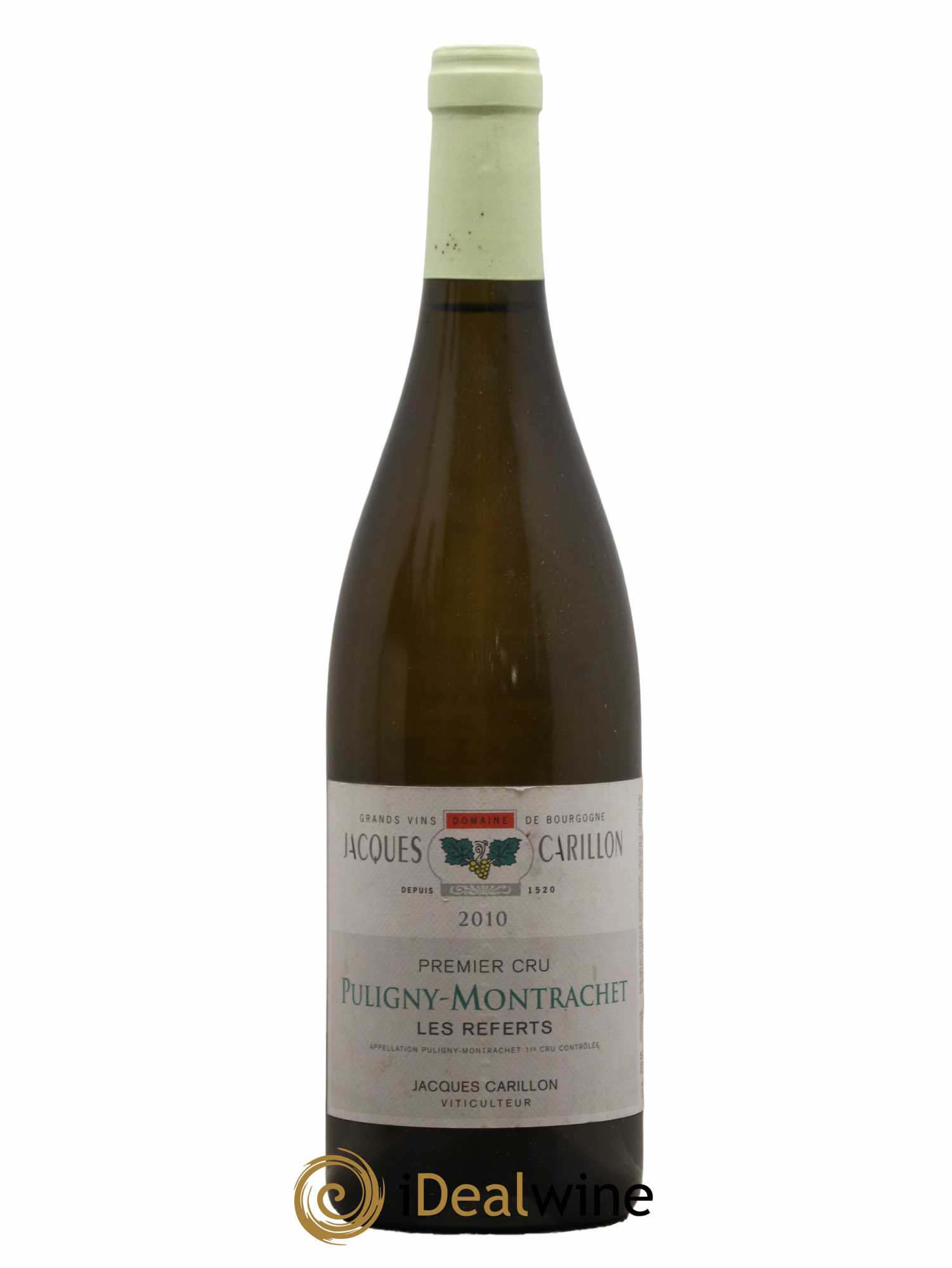 Puligny-Montrachet 1er Cru Les Referts Jacques Carillon (Domaine) 2010 - Lot de 1 bouteille - 0