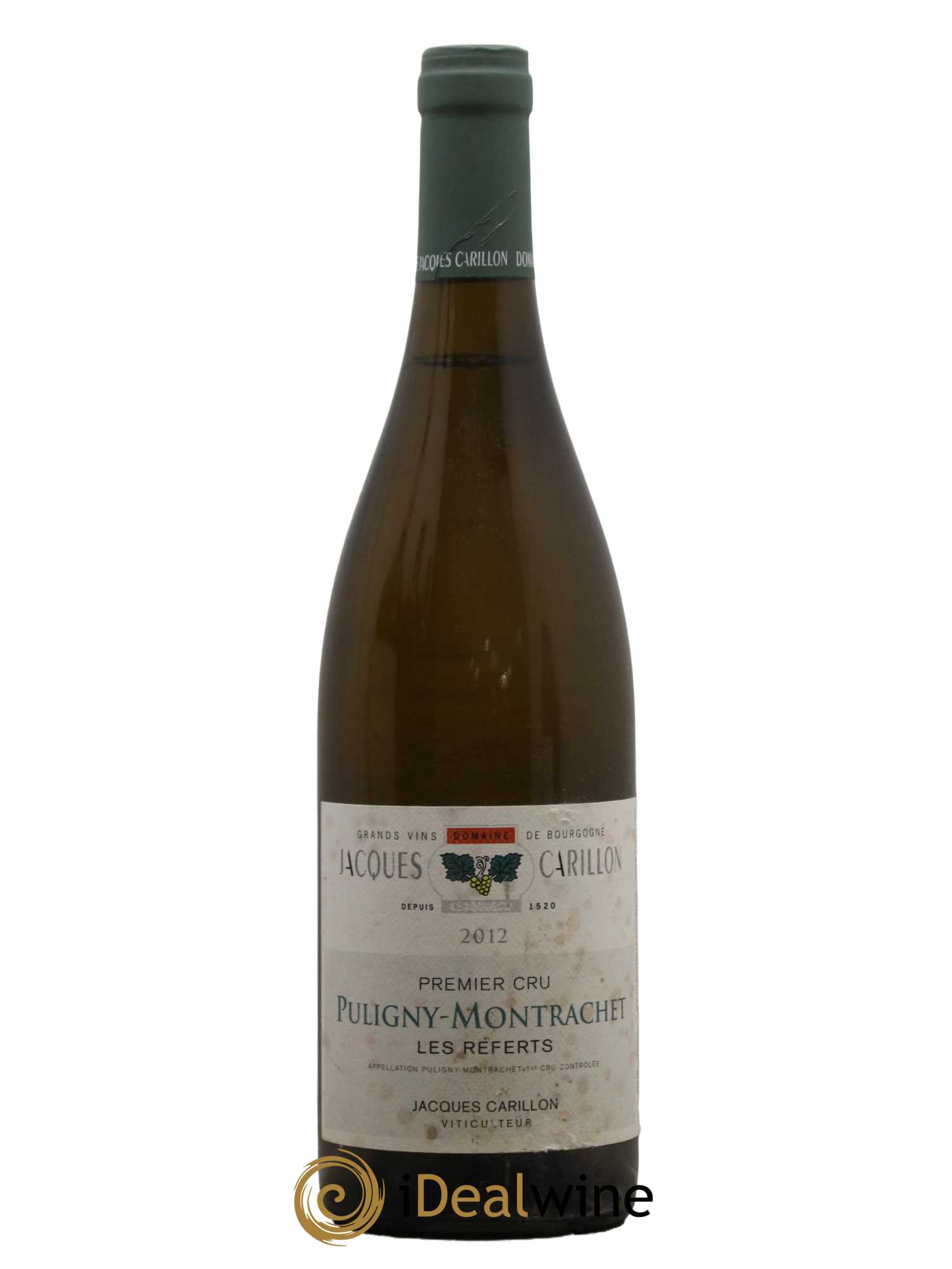 Puligny-Montrachet 1er Cru Les Referts Jacques Carillon (Domaine) 2012 - Lot de 1 bouteille - 0