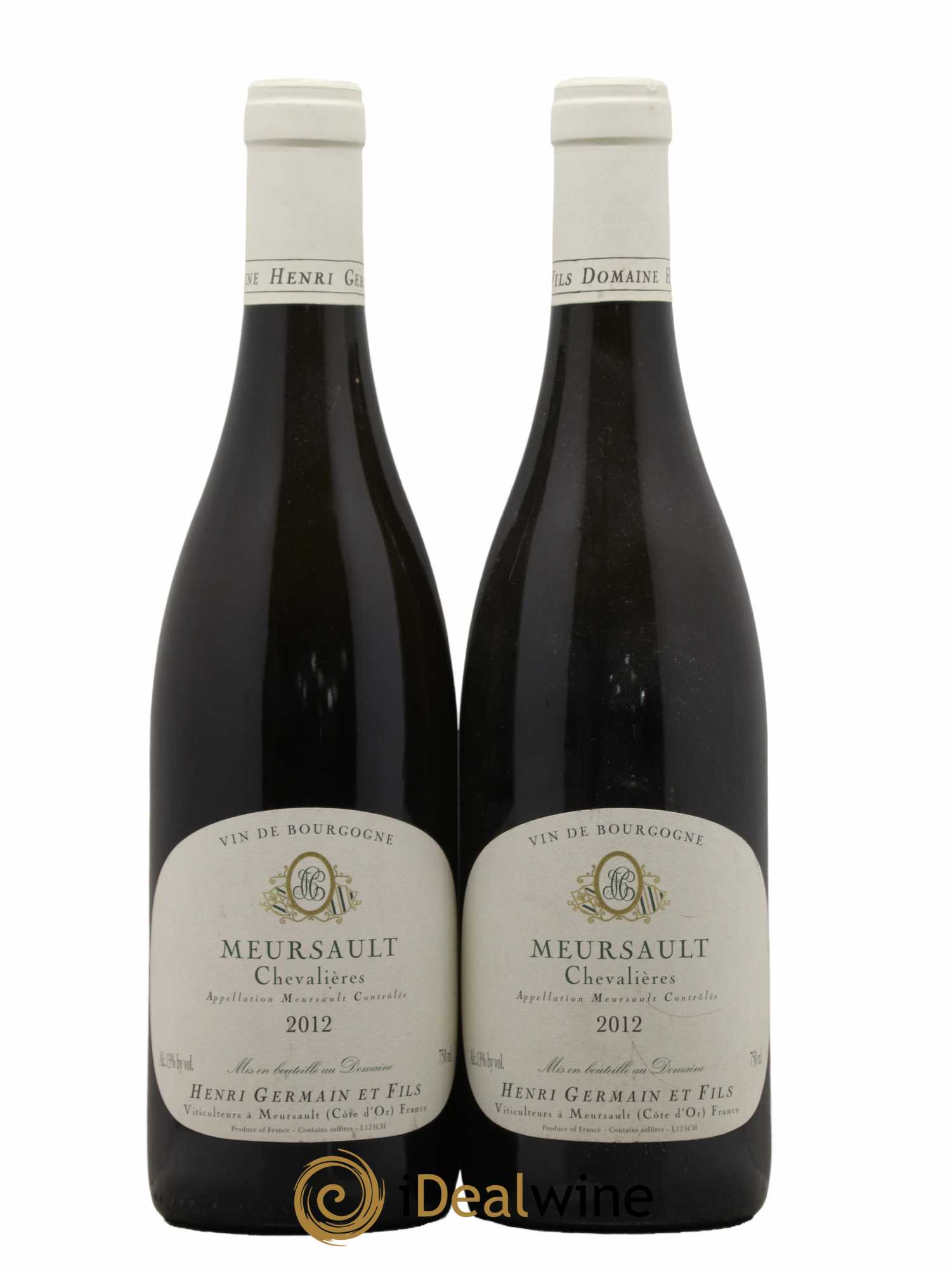 Meursault Chevalières Henri Germain 2012 - Lot de 2 bouteilles - 0