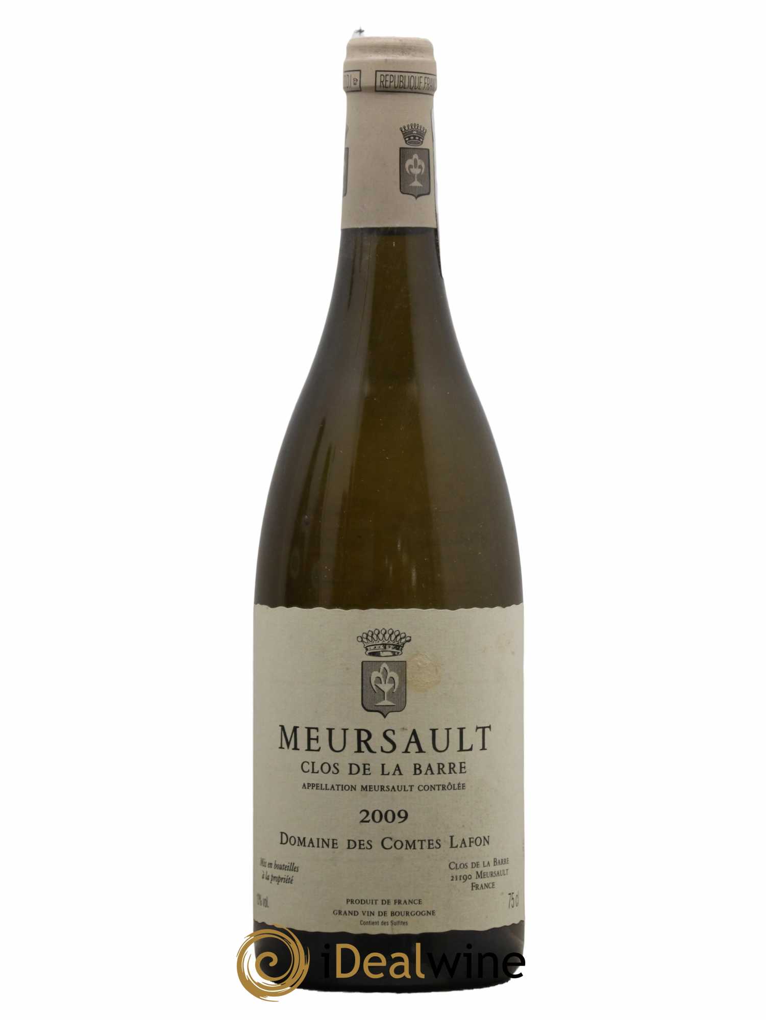 Meursault Clos de la Barre Comtes Lafon (Domaine des) 2009 - Lot de 1 bouteille - 0