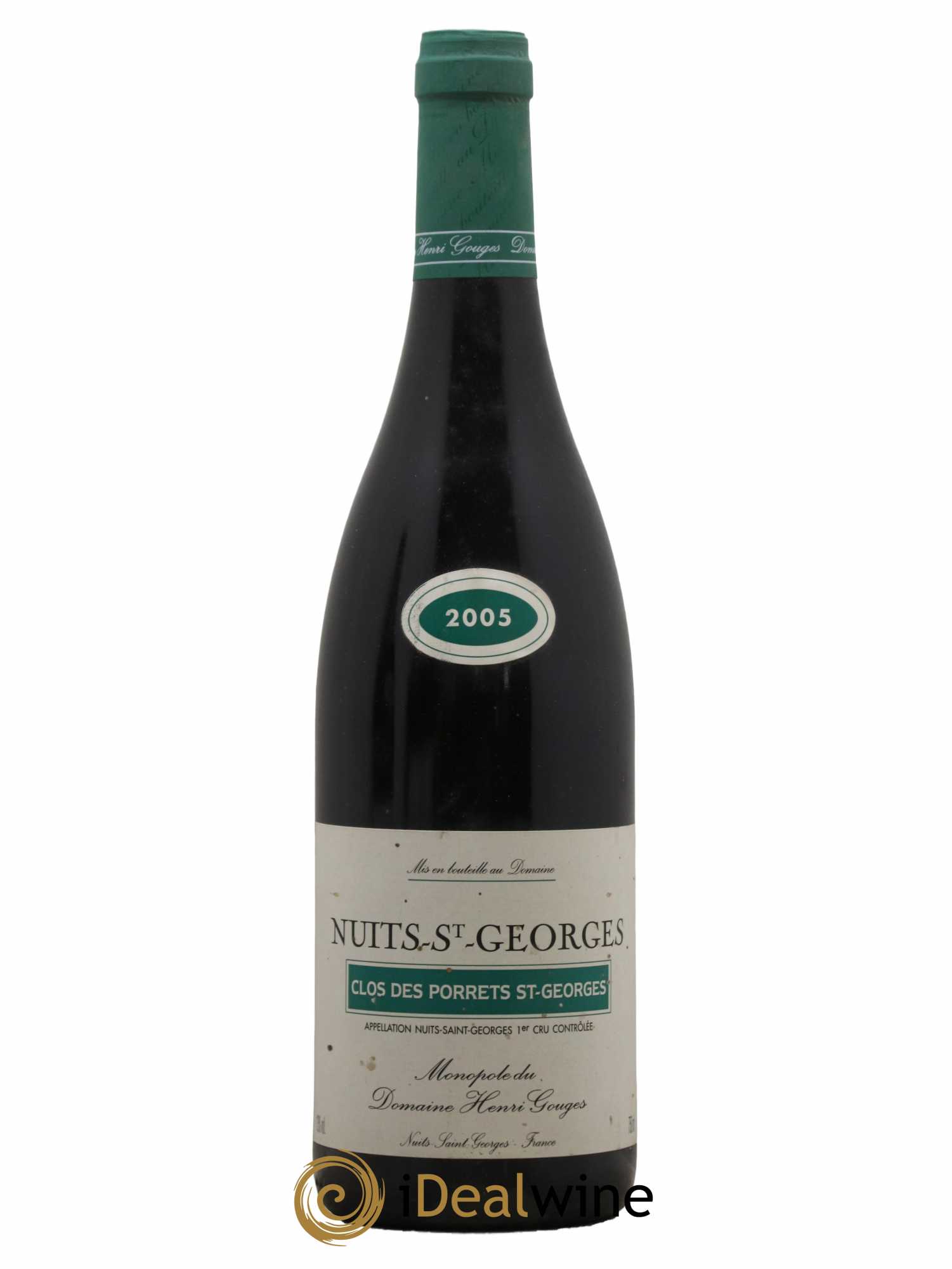 Nuits-Saint-Georges 1er Cru Clos des Porrets St Georges Henri Gouges 2005 - Lot de 1 bouteille - 0