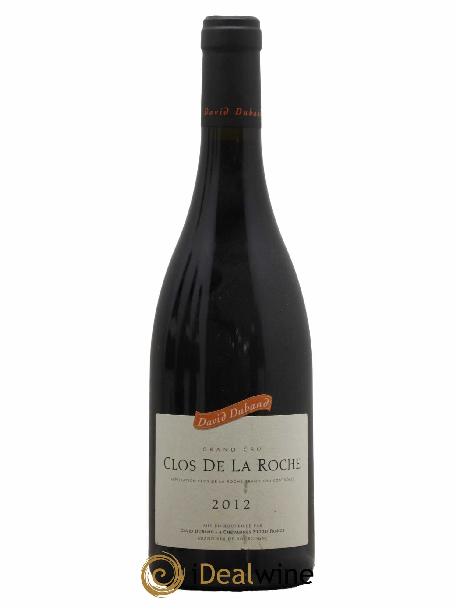 Clos de la Roche Grand Cru David Duband (Domaine) 2012 - Lot de 1 bouteille - 0