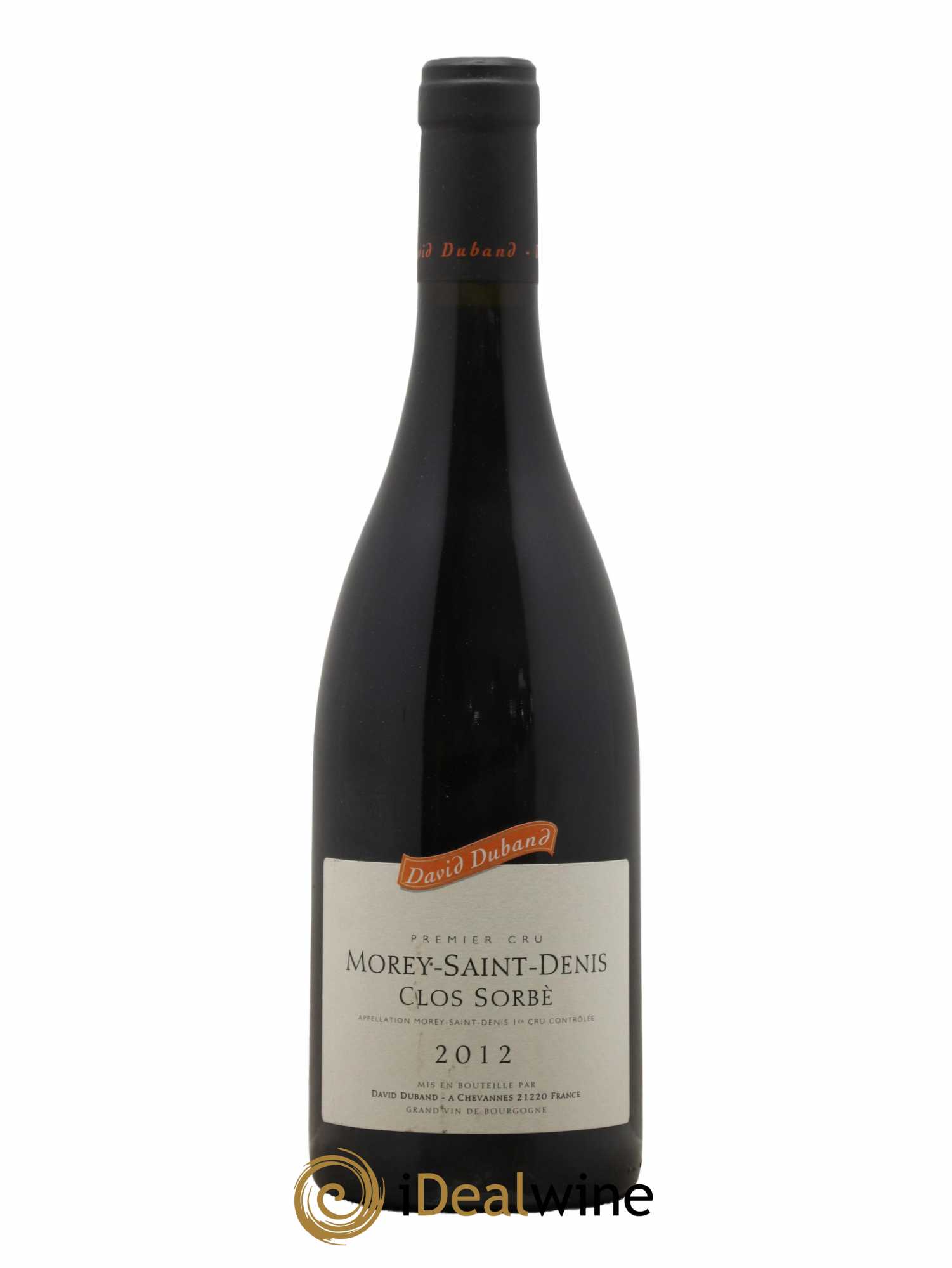Morey-Saint-Denis 1er Cru Clos Sorbè David Duband (Domaine) 2012 - Lot de 1 bouteille - 0