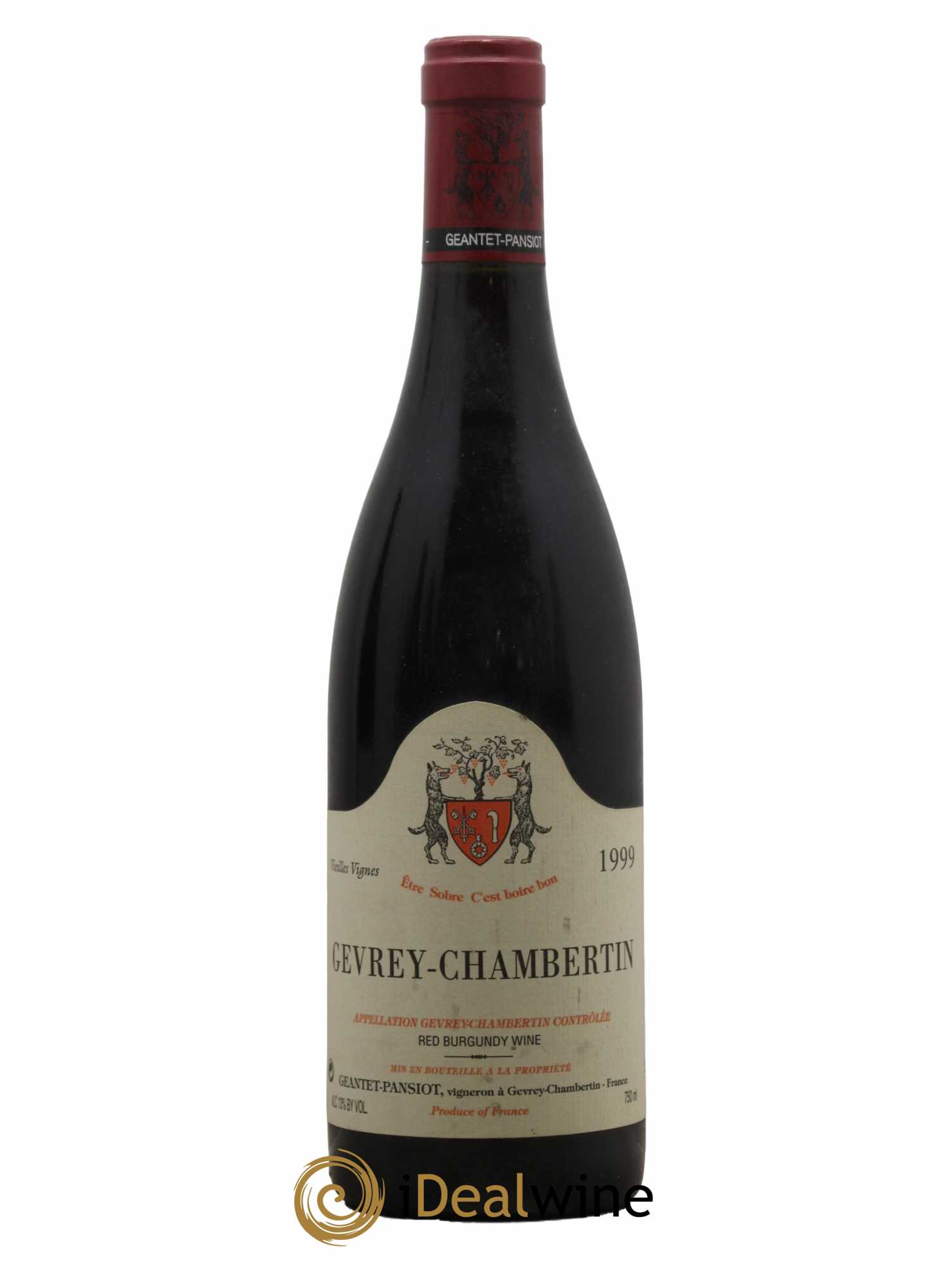Gevrey-Chambertin Geantet-Pansiot 1999 - Lot de 1 bouteille - 0