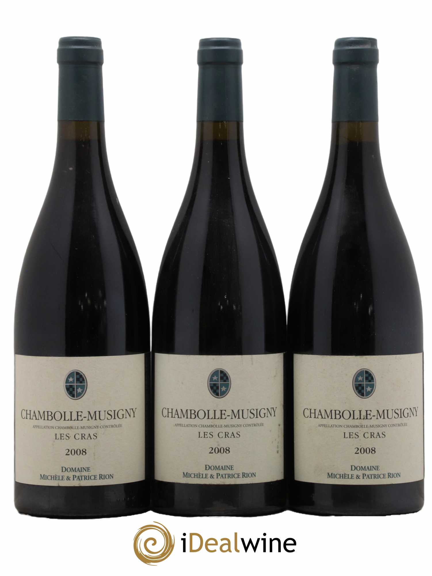 Chambolle-Musigny Les Cras Patrice Rion (Domaine) 2008 - Lot de 3 bouteilles - 0
