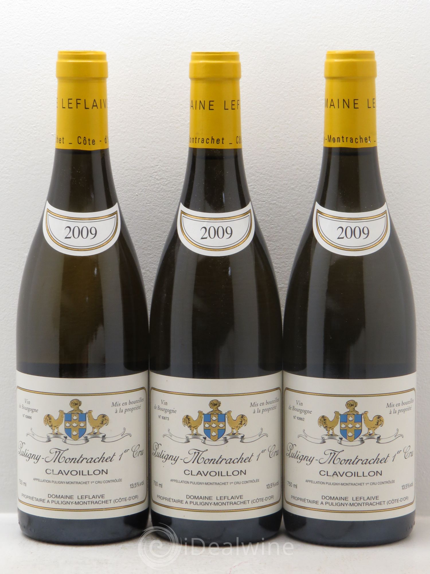 Puligny-Montrachet 1er Cru Clavoillon Leflaive (Domaine) 2009 - Lot de 3 bouteilles - 0
