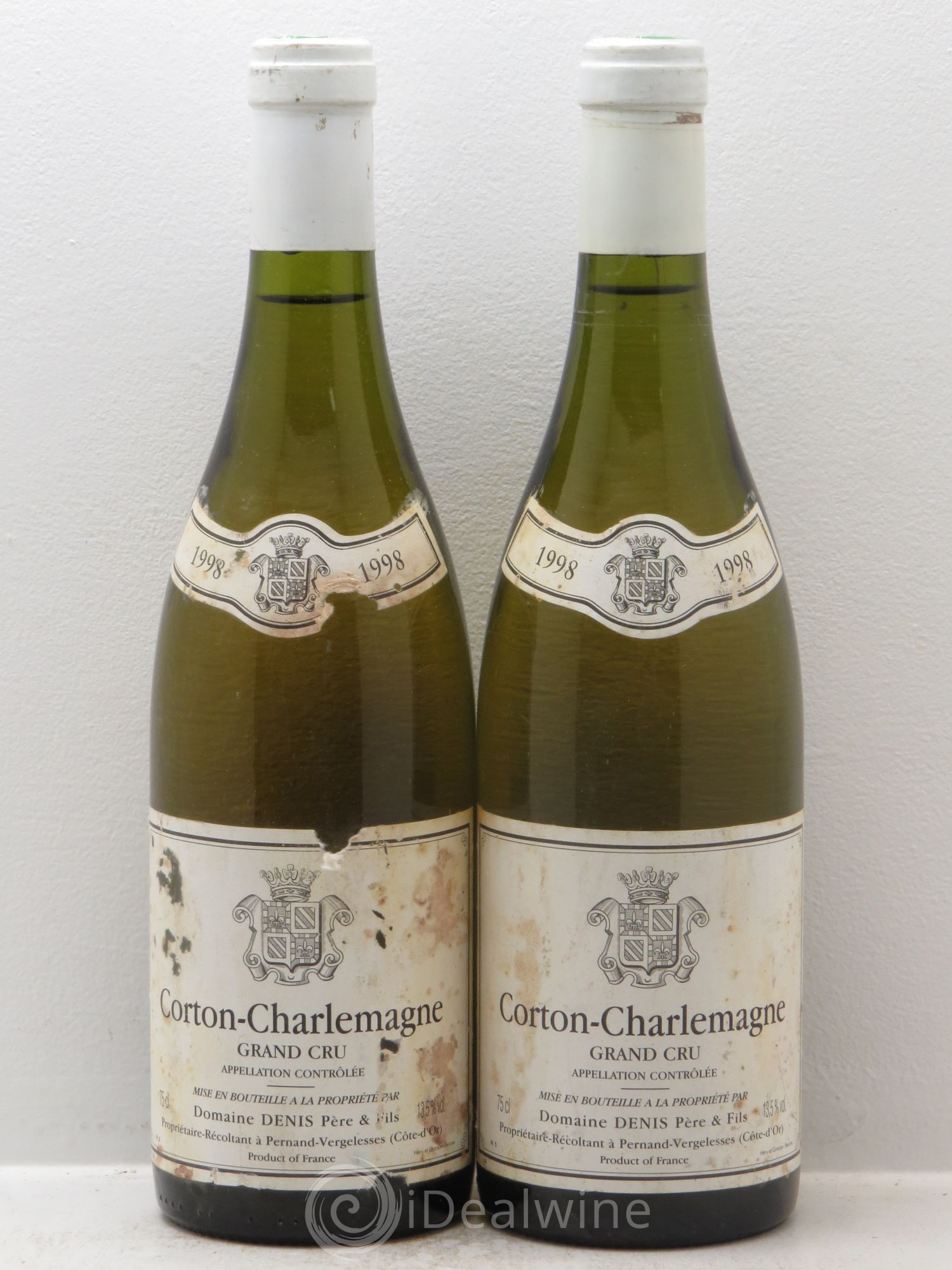Corton-Charlemagne Grand Cru Domaine Denis père et fils 1998 - Posten von 2 Flaschen - 0