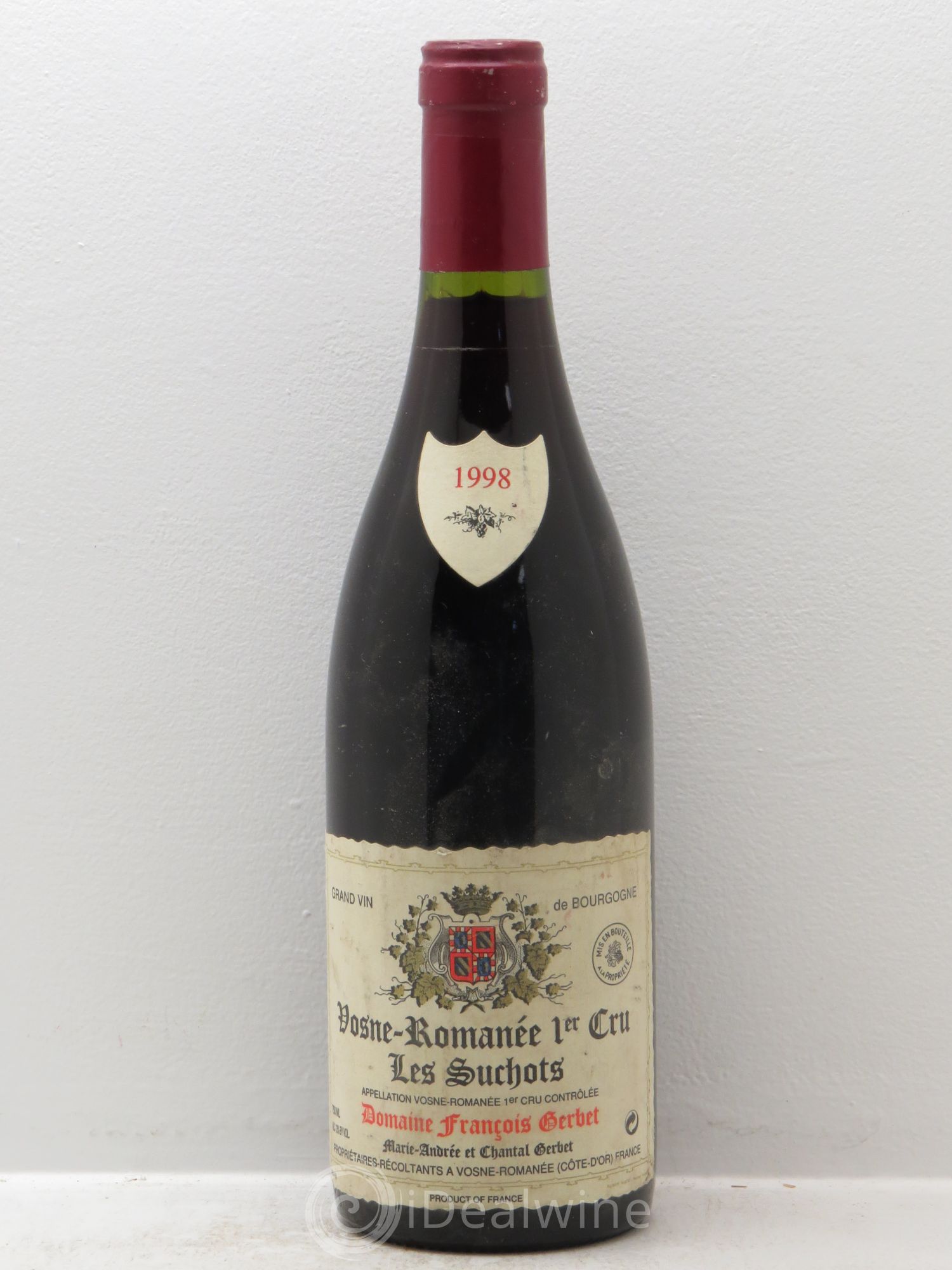 Vosne-Romanée 1er Cru F.Gerbet 1998 - Posten von 1 Flasche - 0