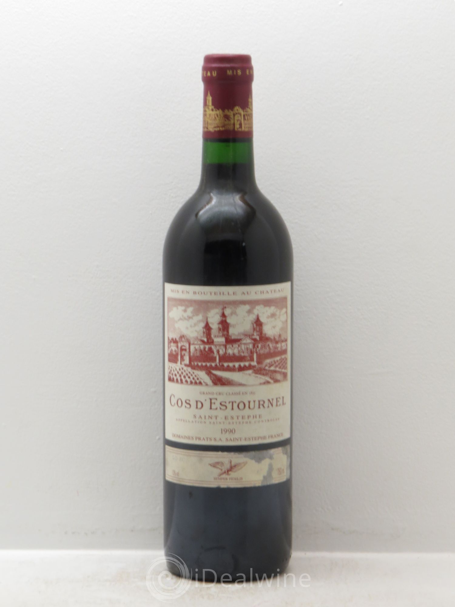 Cos d'Estournel 2ème Grand Cru Classé 1990 - Lot de 1 bouteille - 0