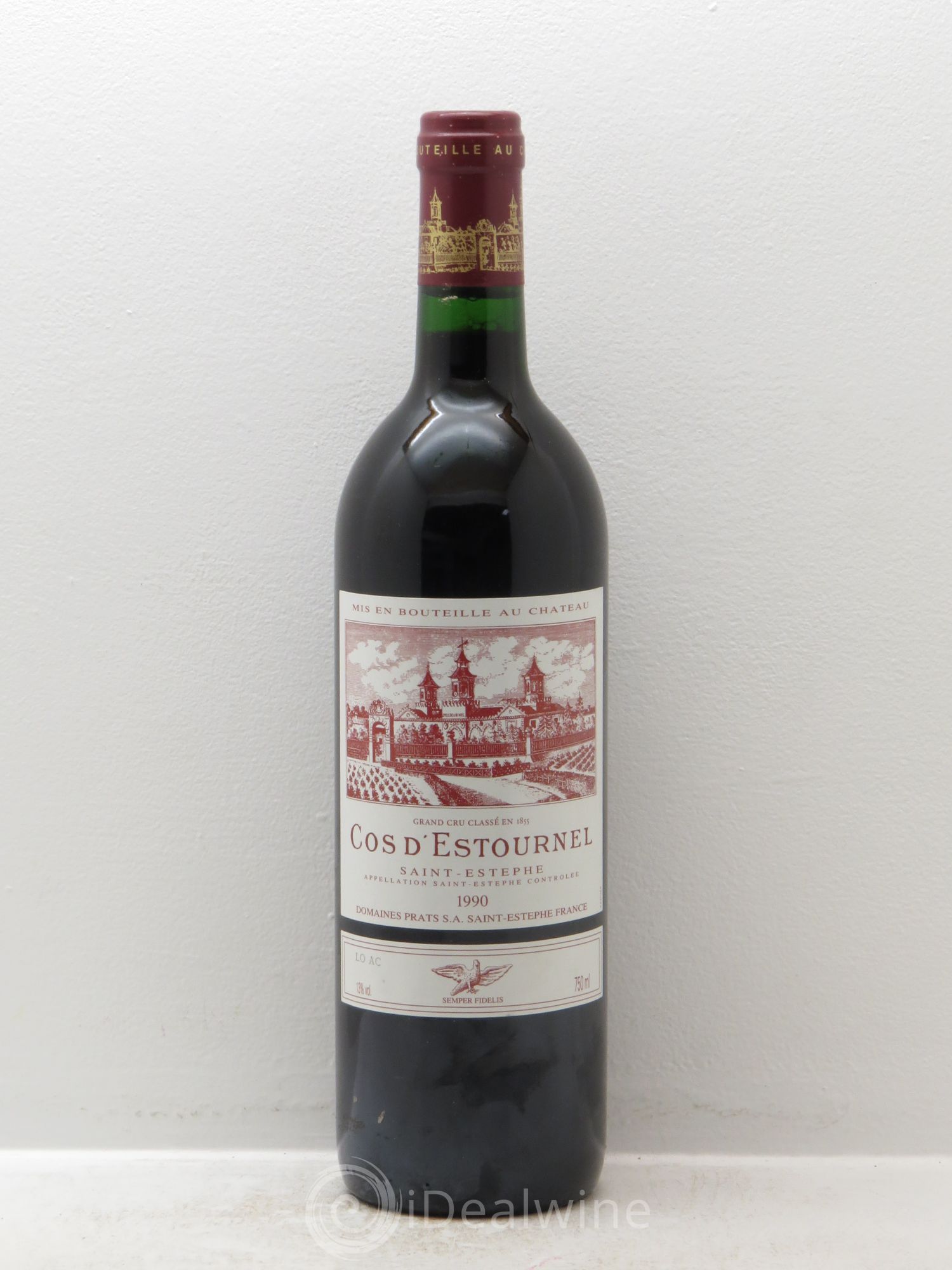 Cos d'Estournel 2ème Grand Cru Classé 1990 - Lot de 1 bouteille - 0