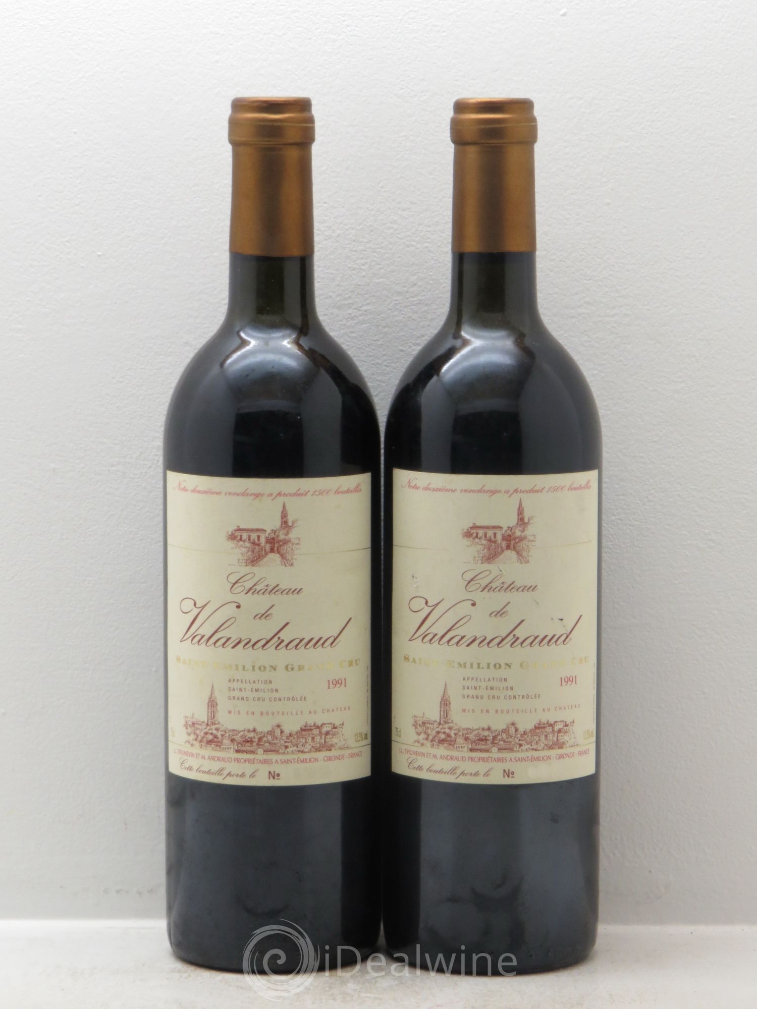 Château de Valandraud 1991 - Lot de 2 bouteilles - 0