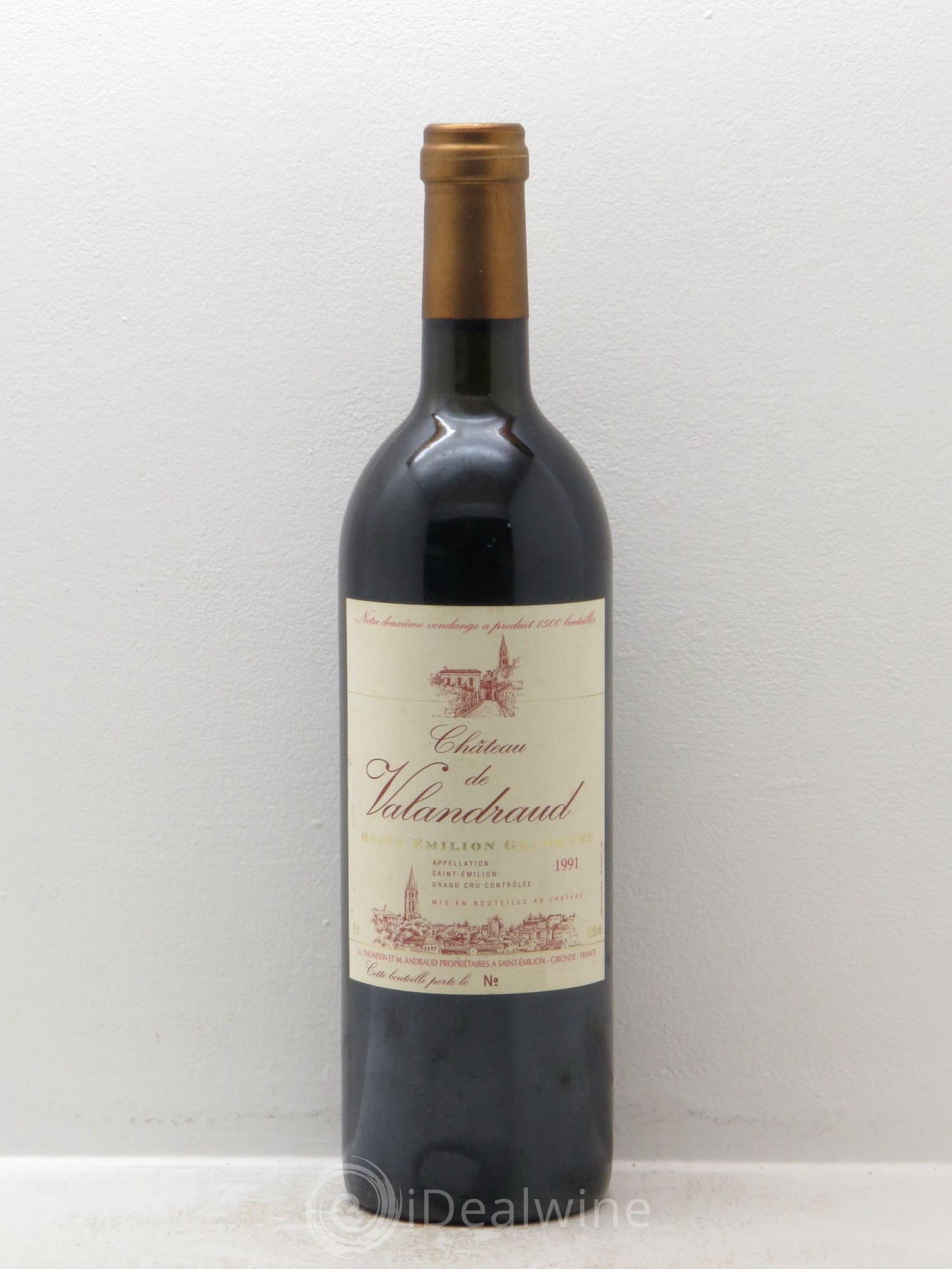 Château de Valandraud 1991 - Lot de 1 bouteille - 0