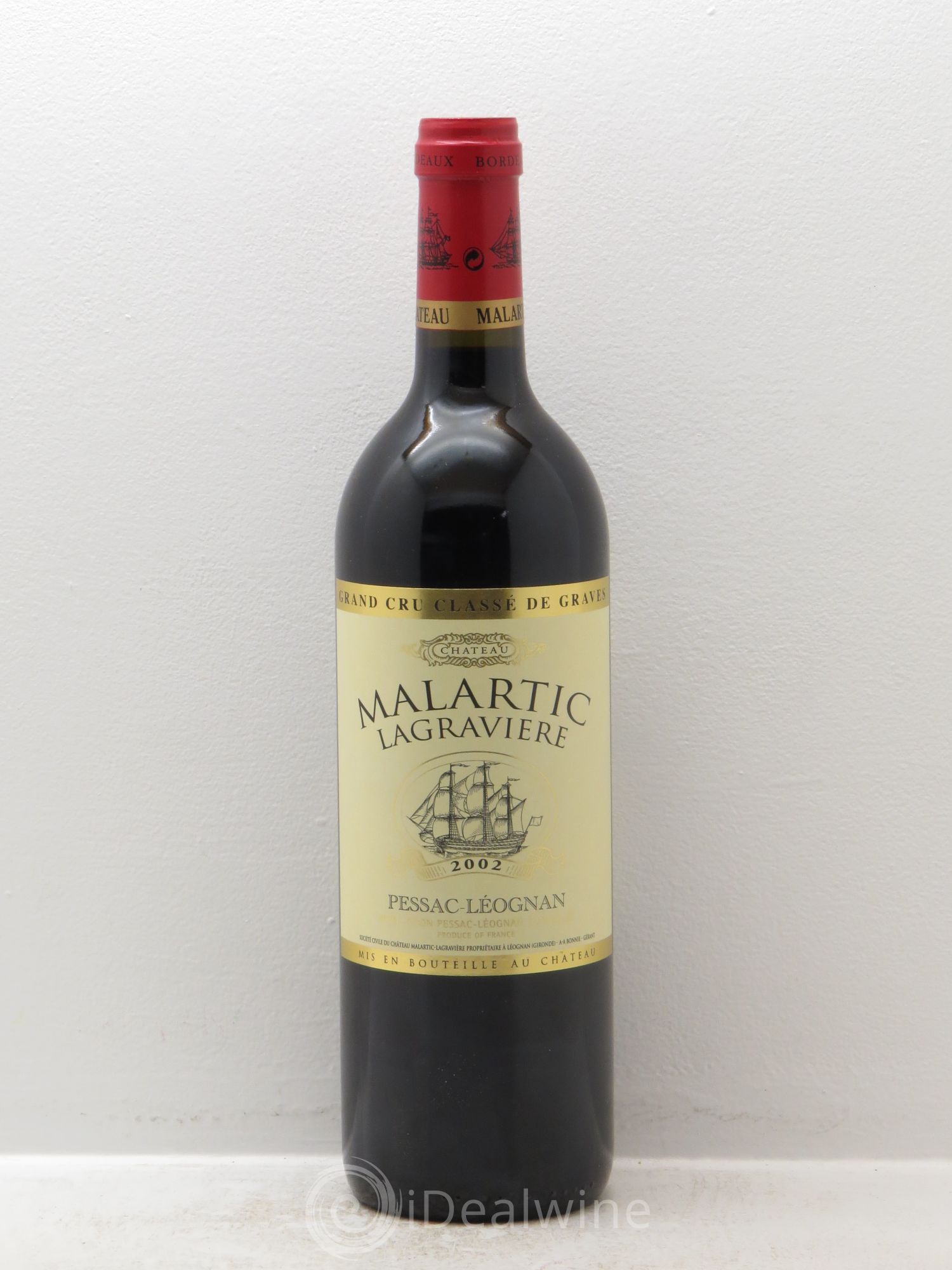 Château Malartic-Lagravière Cru Classé de Graves 2002 - Lot de 1 bouteille - 0