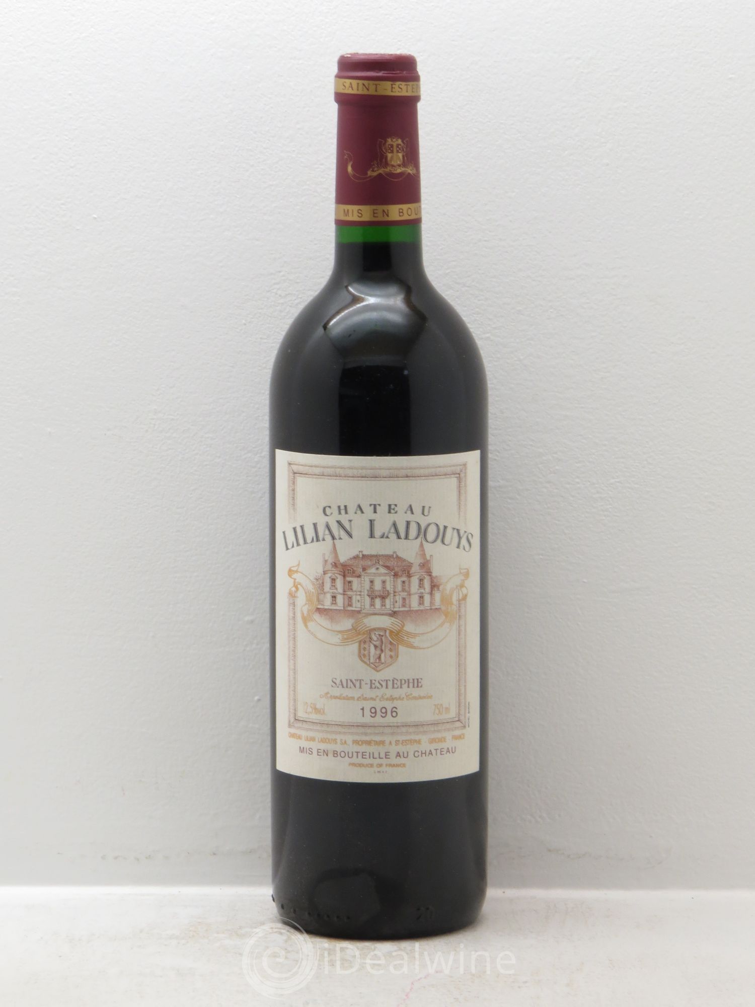 Château Lilian Ladouys Cru Bourgeois 1996 - Lot de 1 bouteille - 0