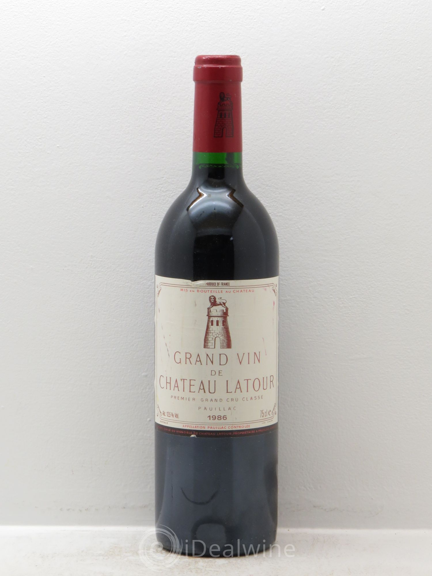 Château Latour 1er Grand Cru Classé 1986 - Lot de 1 bouteille - 0