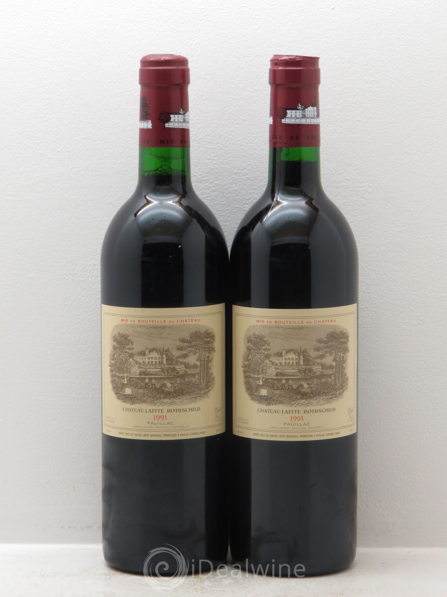 Château Lafite Rothschild 1er Grand Cru Classé 1991 - Lot de 2 bouteilles - 0