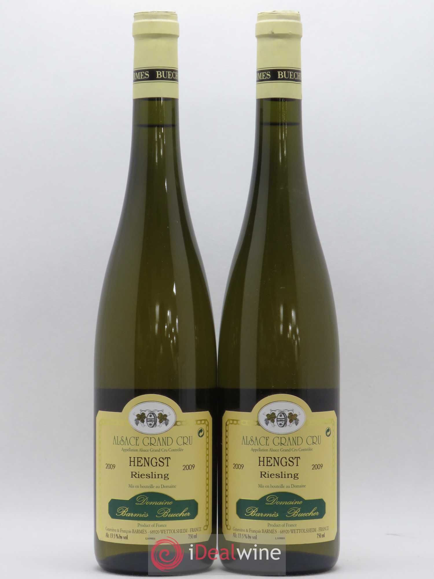 Riesling Hengst Grand Cru Barmes Buecher 2009 - Posten von 2 Flaschen - 0