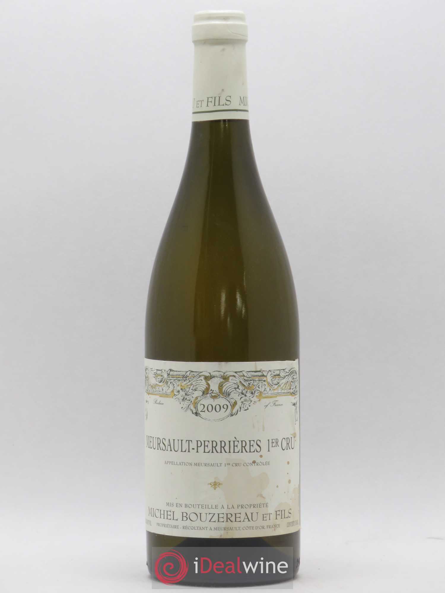 Meursault 1er Cru Perrières Michel Bouzereau et Fils (Domaine) 2009 - Lot de 1 bouteille - 0