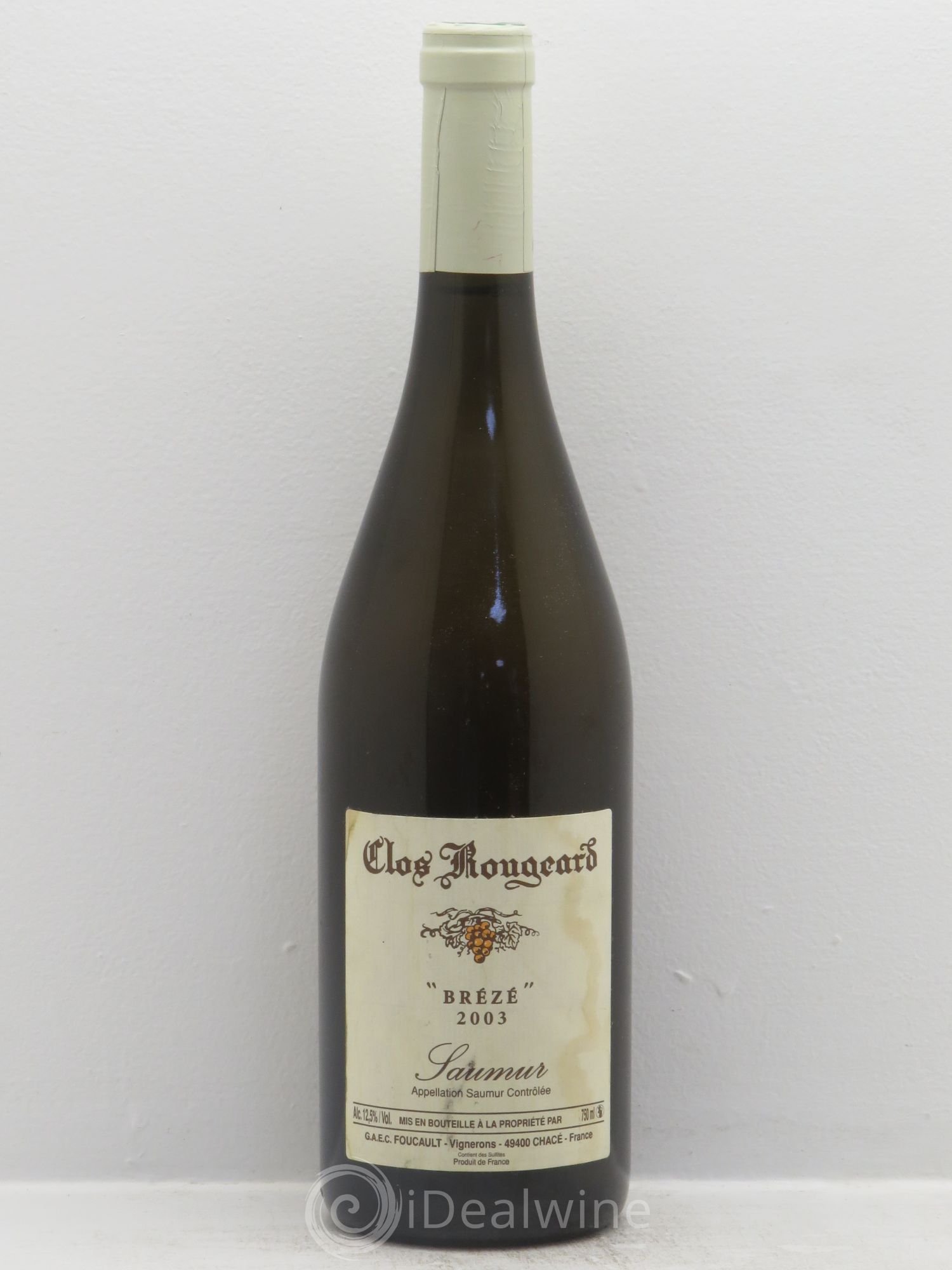 Saumur Brézé Clos Rougeard 2003 - Lot de 1 bouteille - 0