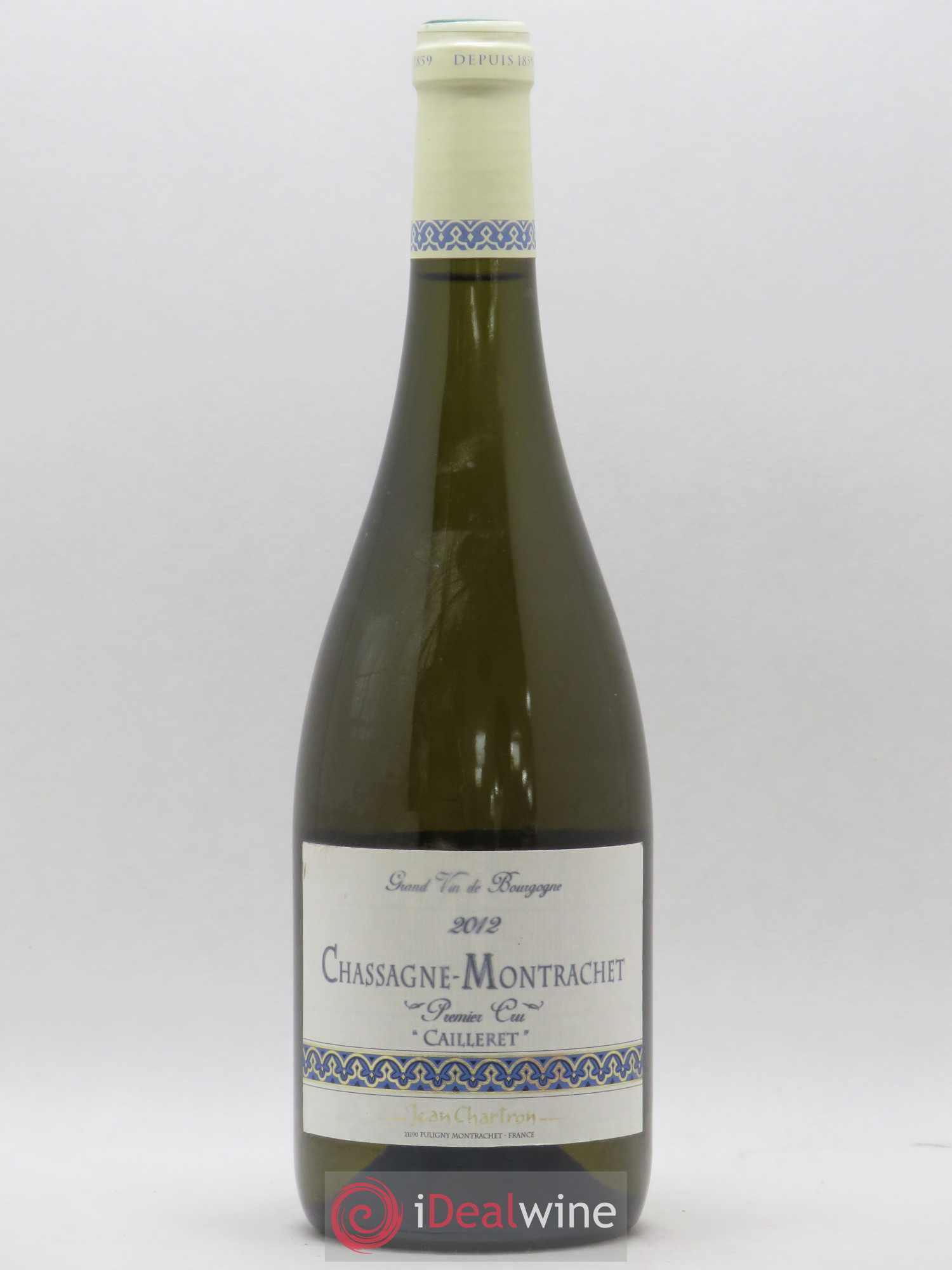 Chassagne-Montrachet 1er Cru Cailleret Jean Chartron (Domaine) 2012 - Lot de 1 bouteille - 0