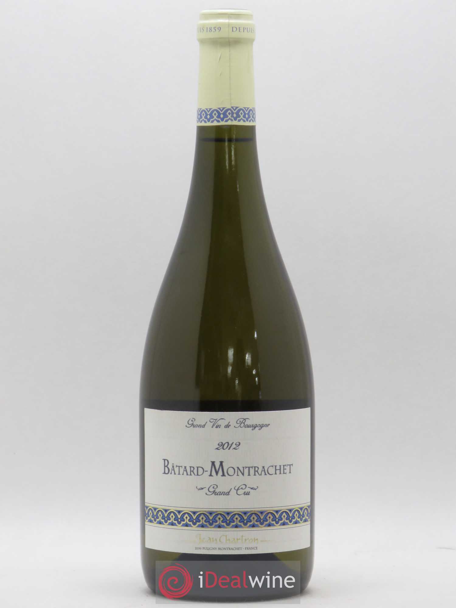 Bâtard-Montrachet Grand Cru Jean Chartron (Domaine) 2012 - Lot de 1 bouteille - 0